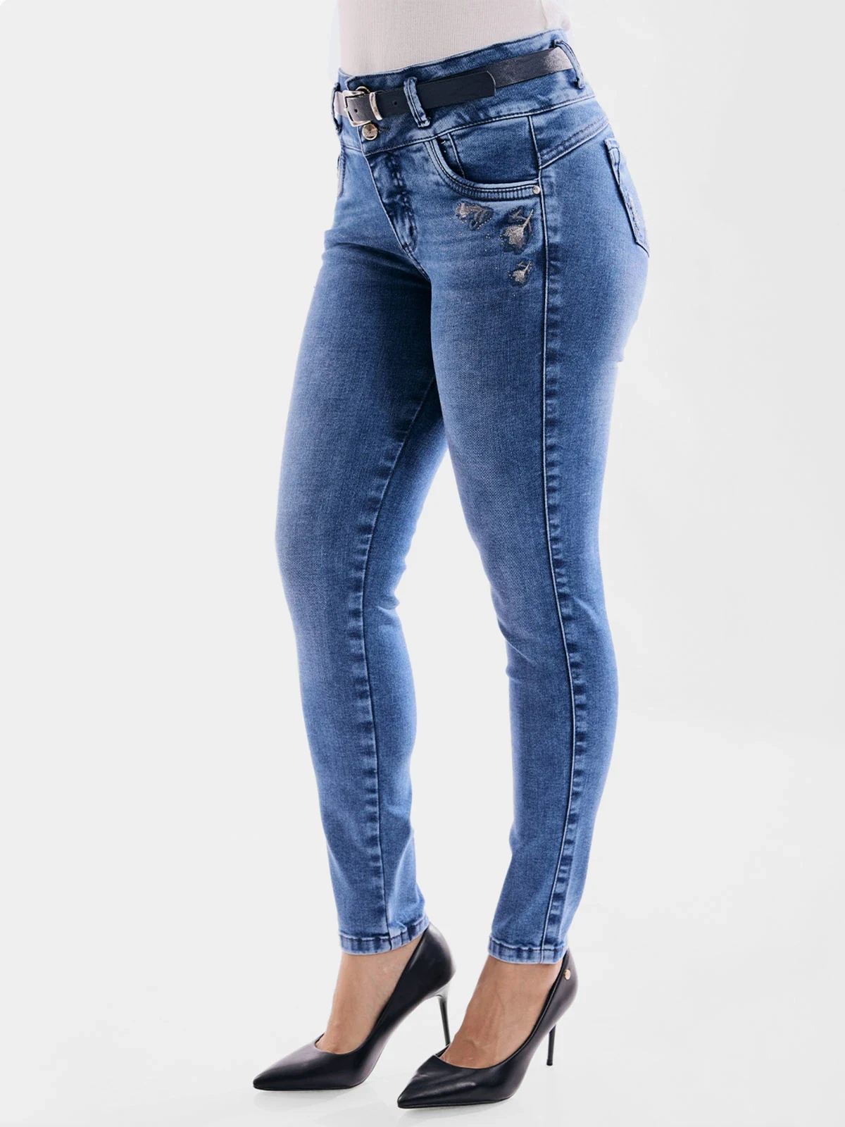 JEANS ALGODÓN SKINNY MUJER METAL JEANS JOVITA - 5