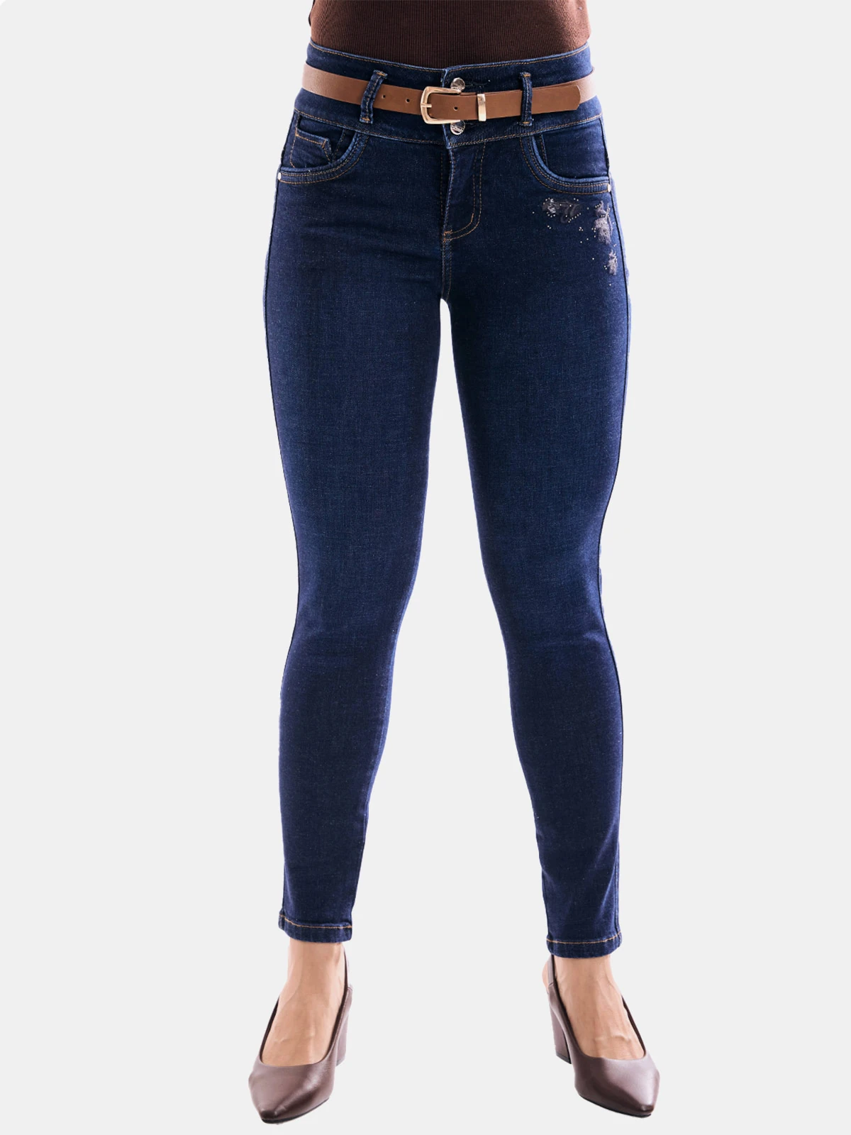 JEANS ALGODÓN SKINNY MUJER METAL JEANS JOVITA - 2