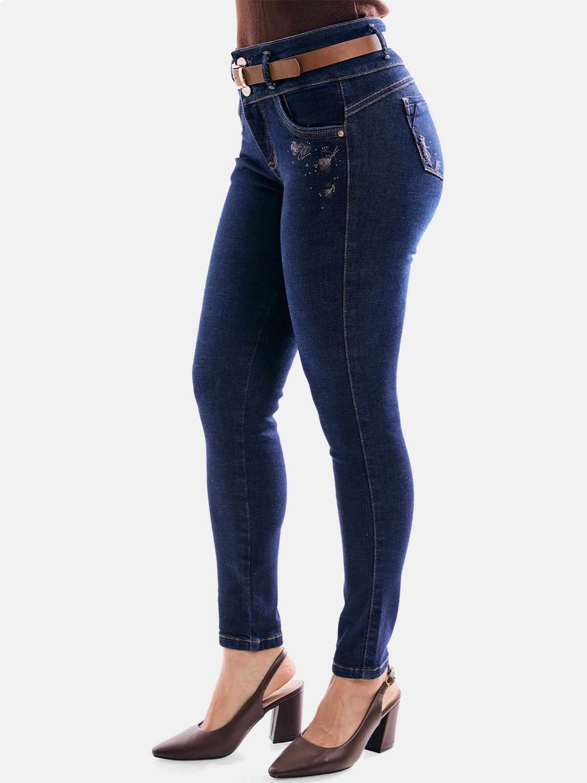 JEANS ALGODÓN SKINNY MUJER METAL JEANS JOVITA - 4