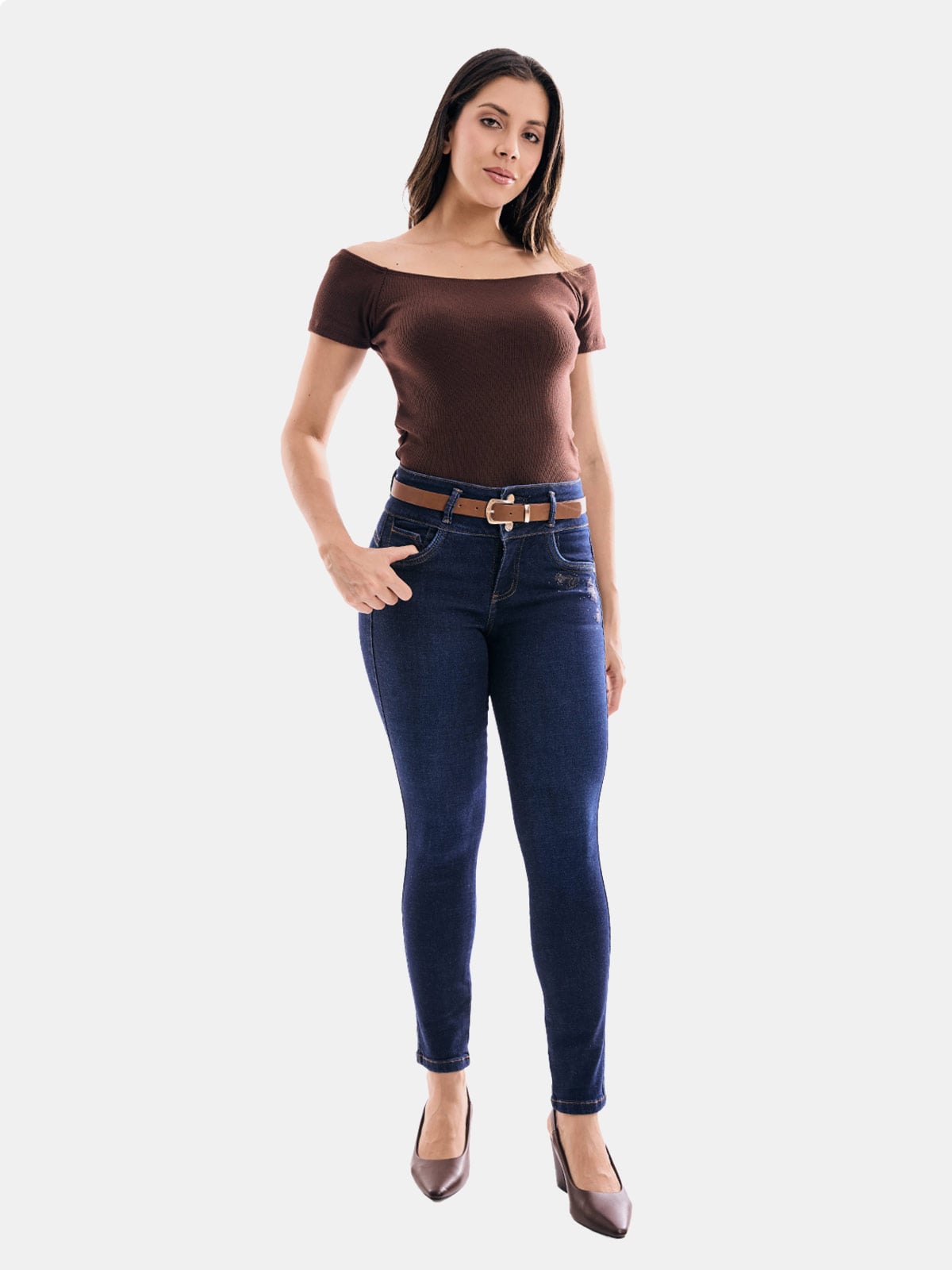 JEANS ALGODÓN SKINNY MUJER METAL JEANS JOVITA - 1