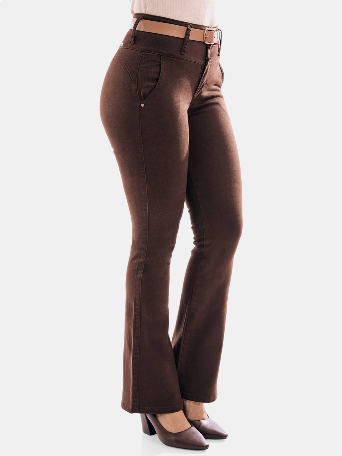 JEANS ALGODÓN FLARE MUJER METAL JEANS SHEYLA - 4