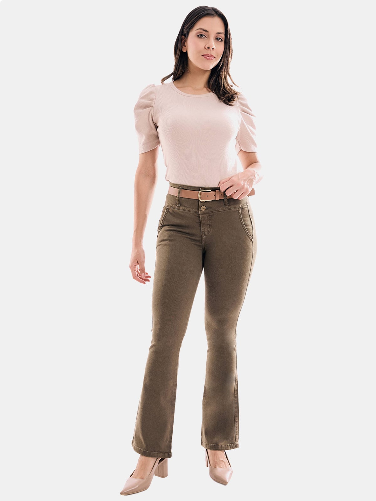 JEANS ALGODÓN FLARE MUJER METAL JEANS SHEYLA - 1