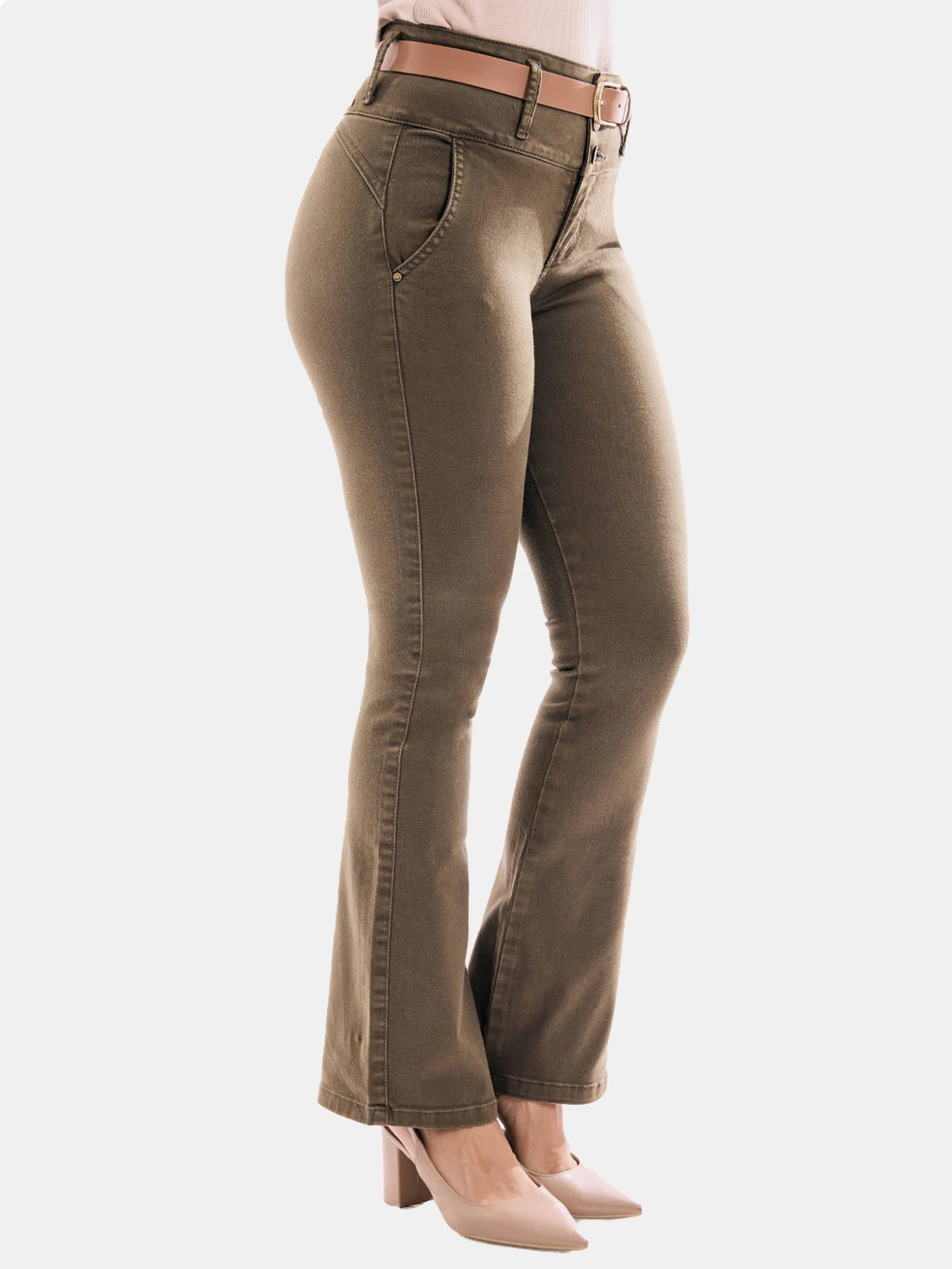 JEANS ALGODÓN FLARE MUJER METAL JEANS SHEYLA - 3
