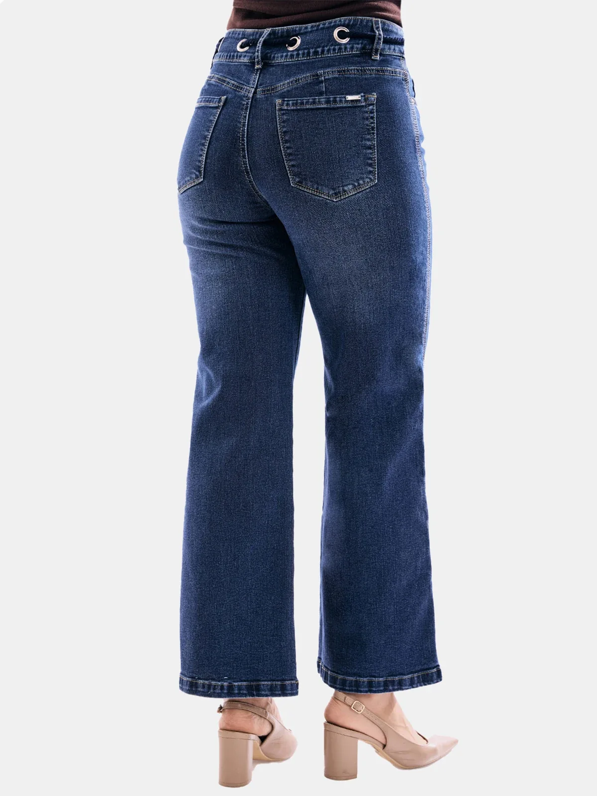 JEANS ALGODÓN WIDE LEG MUJER METAL JEANS KEYLA - 3