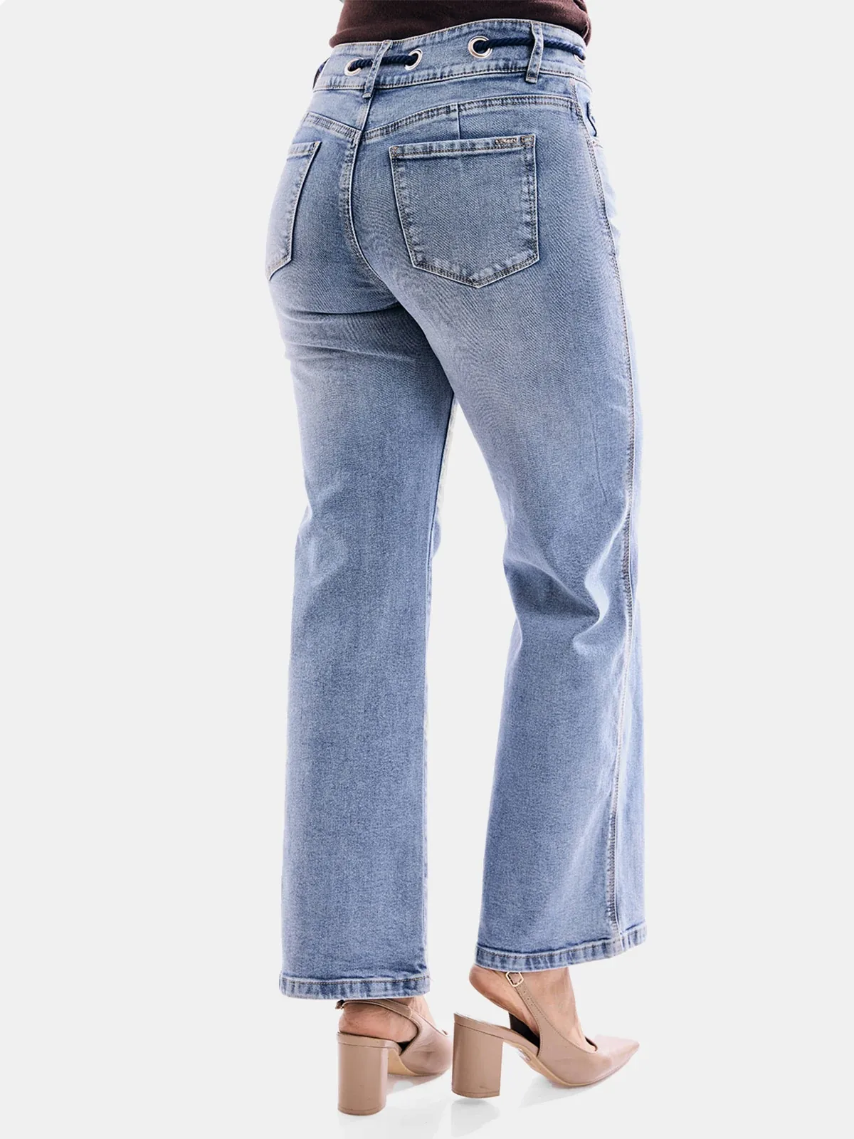 JEANS ALGODÓN WIDE LEG MUJER METAL JEANS KEYLA - 3