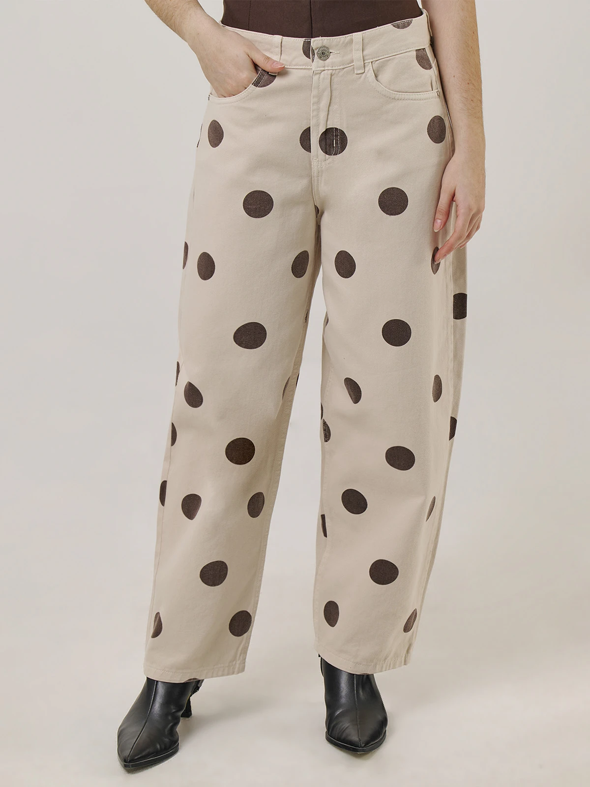 PANTALÓN ALGODÓN REGULAR MUJER BARBADOS - 3