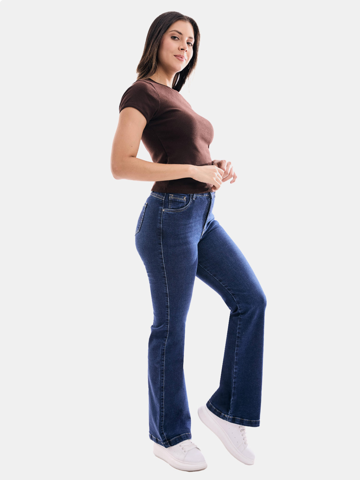 JEANDS ALGODÓN FLARE MUJER METAL JEANS AMALIA - 2