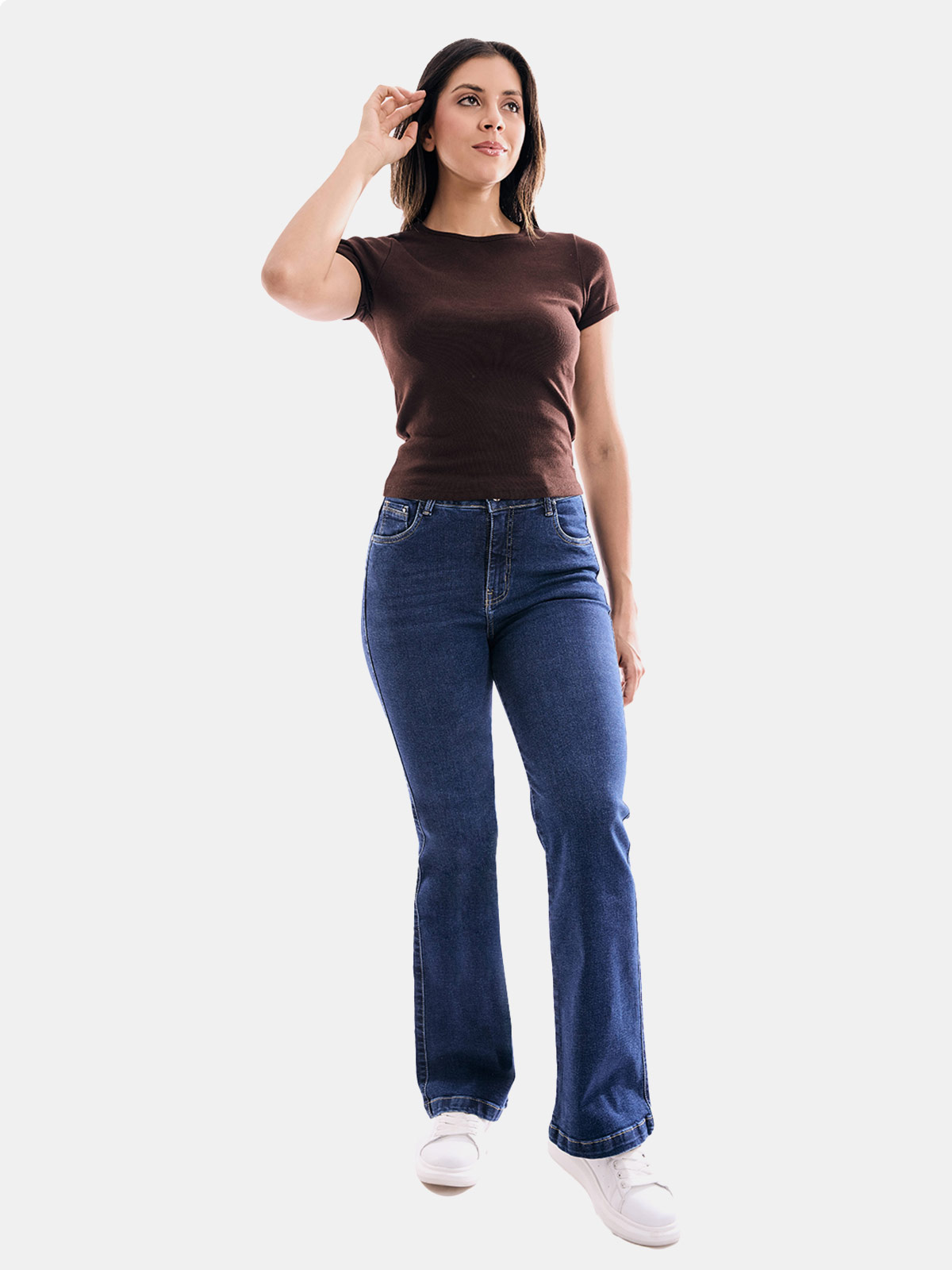 JEANDS ALGODÓN FLARE MUJER METAL JEANS AMALIA - 1