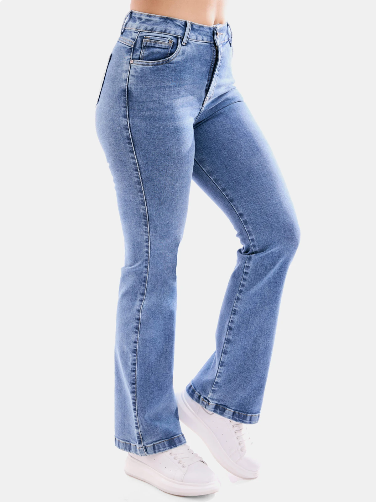JEANDS ALGODÓN FLARE MUJER METAL JEANS AMALIA - 2