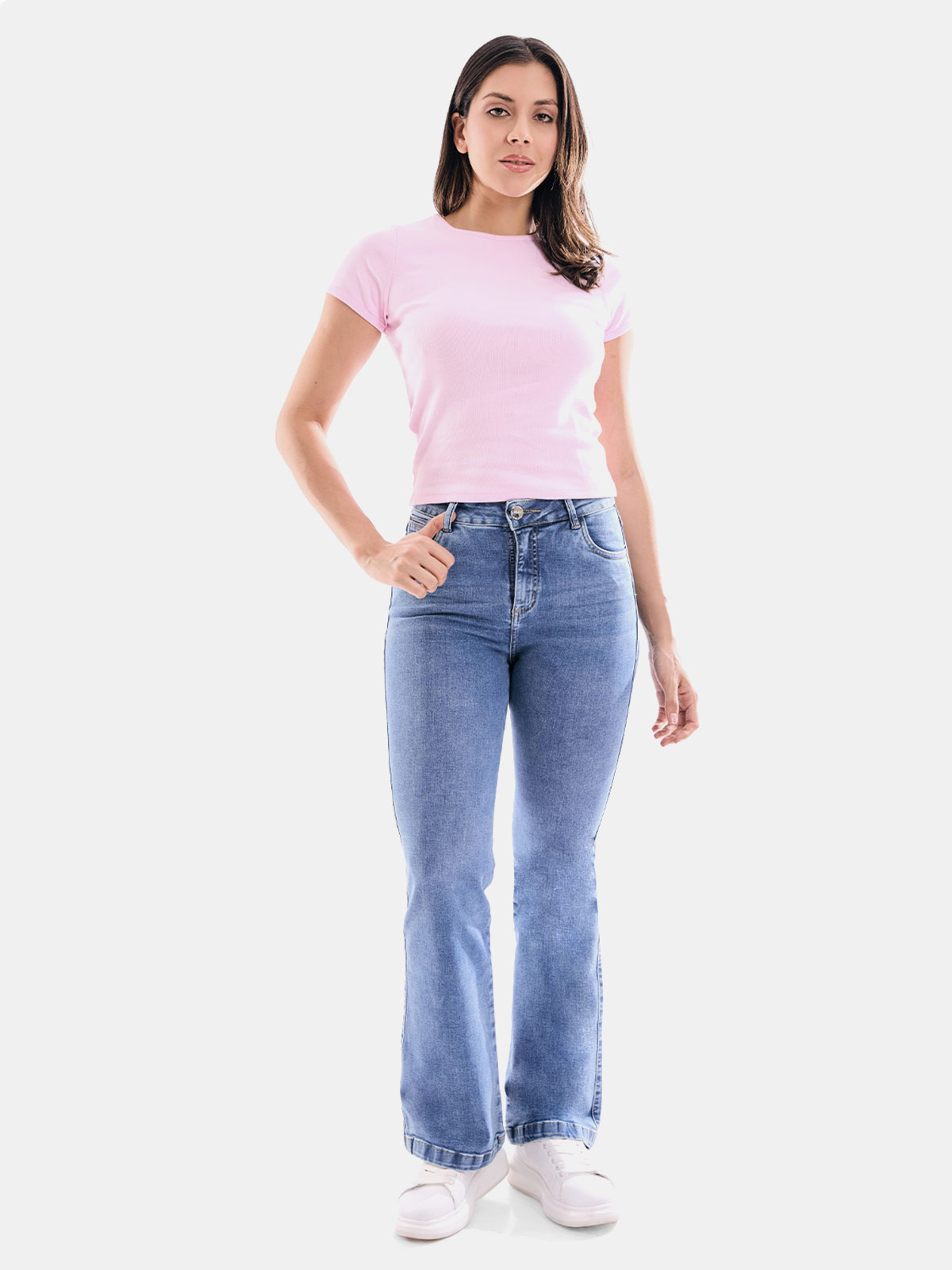 JEANDS ALGODÓN FLARE MUJER METAL JEANS AMALIA - 1