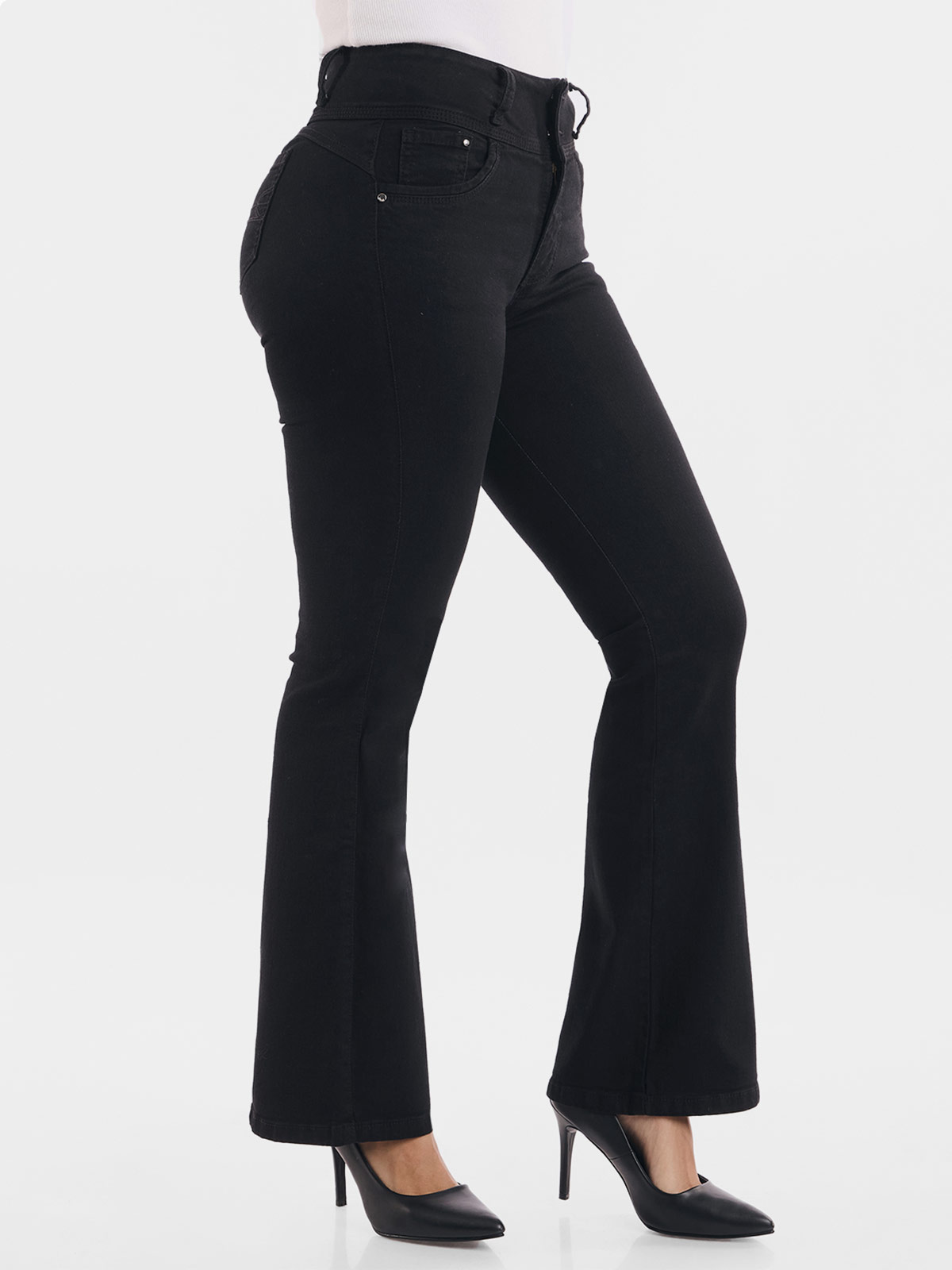 JEANA ALGODÓN FLARE MUJER METAL JEANS DORALIZA - 4