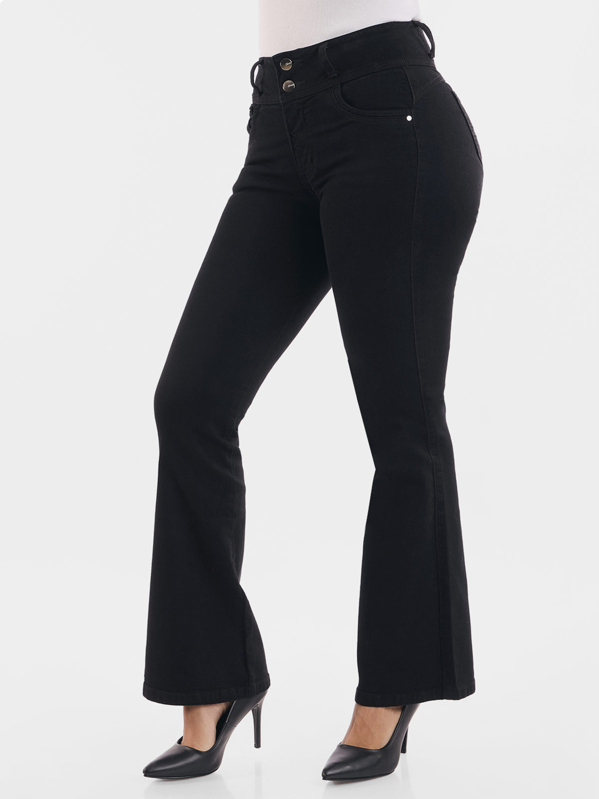 JEANA ALGODÓN FLARE MUJER METAL JEANS DORALIZA - 5