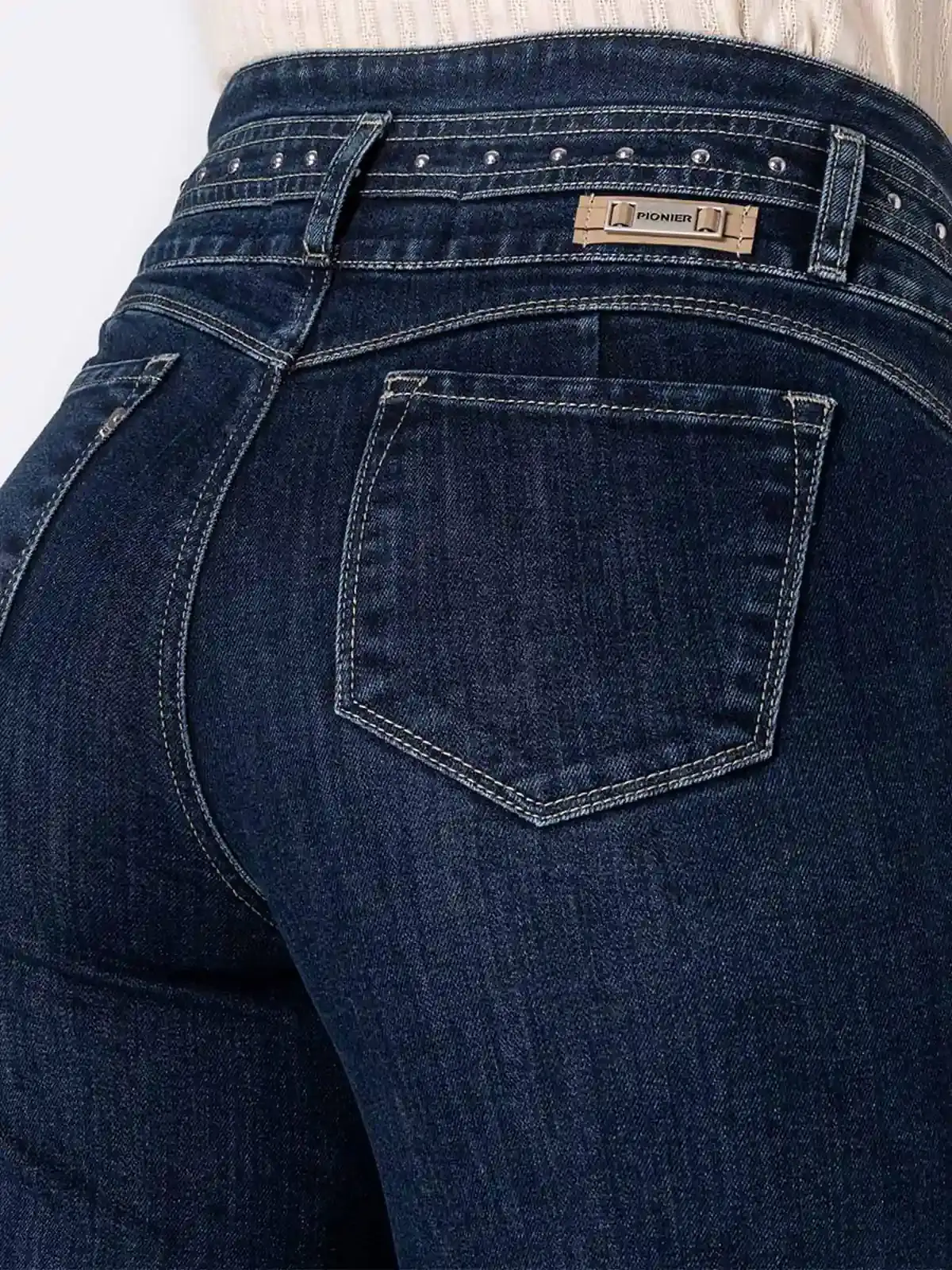 JEAN WIDE LEG MUJER PIONIER DENIM STRETCH IRYZ - 4