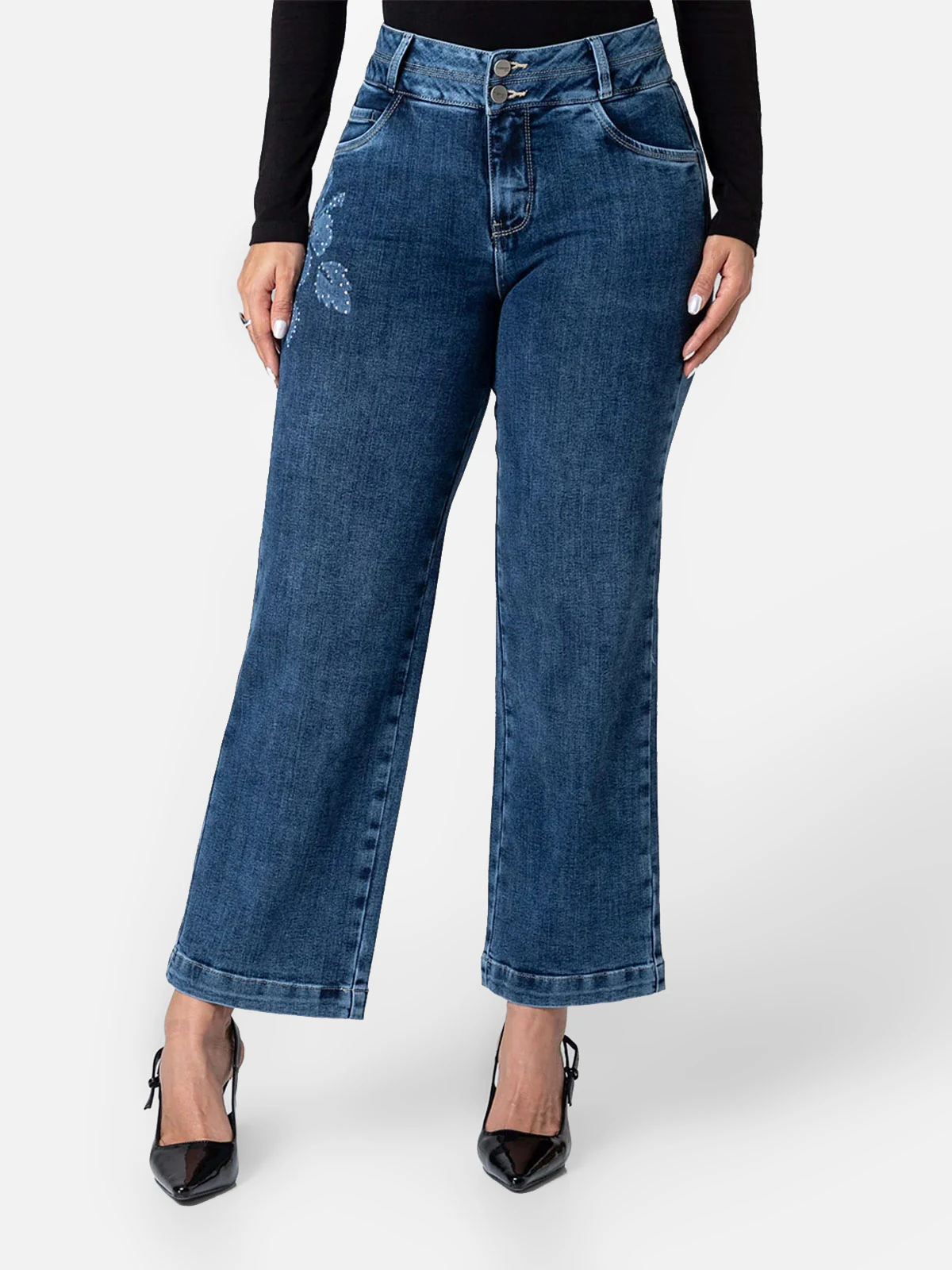 JEANS STRAIGHT MUJER PIONIER XIMARA - 2