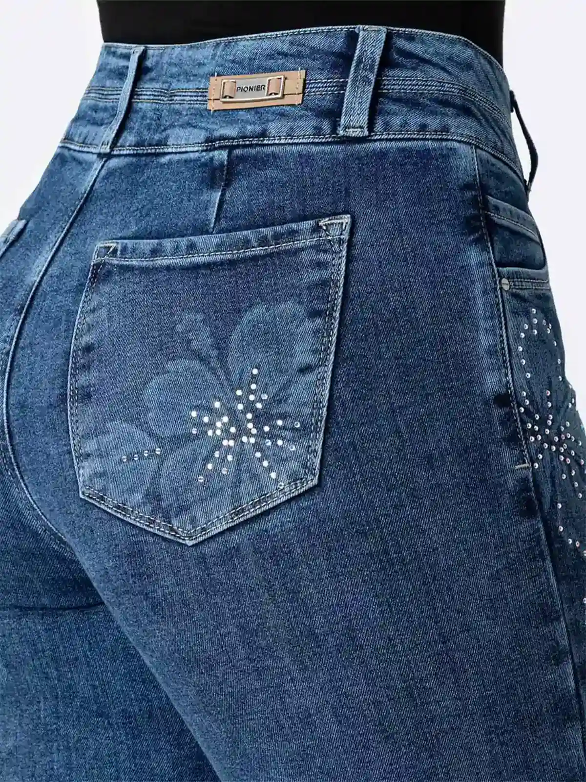 JEANS STRAIGHT MUJER PIONIER XIMARA - 4