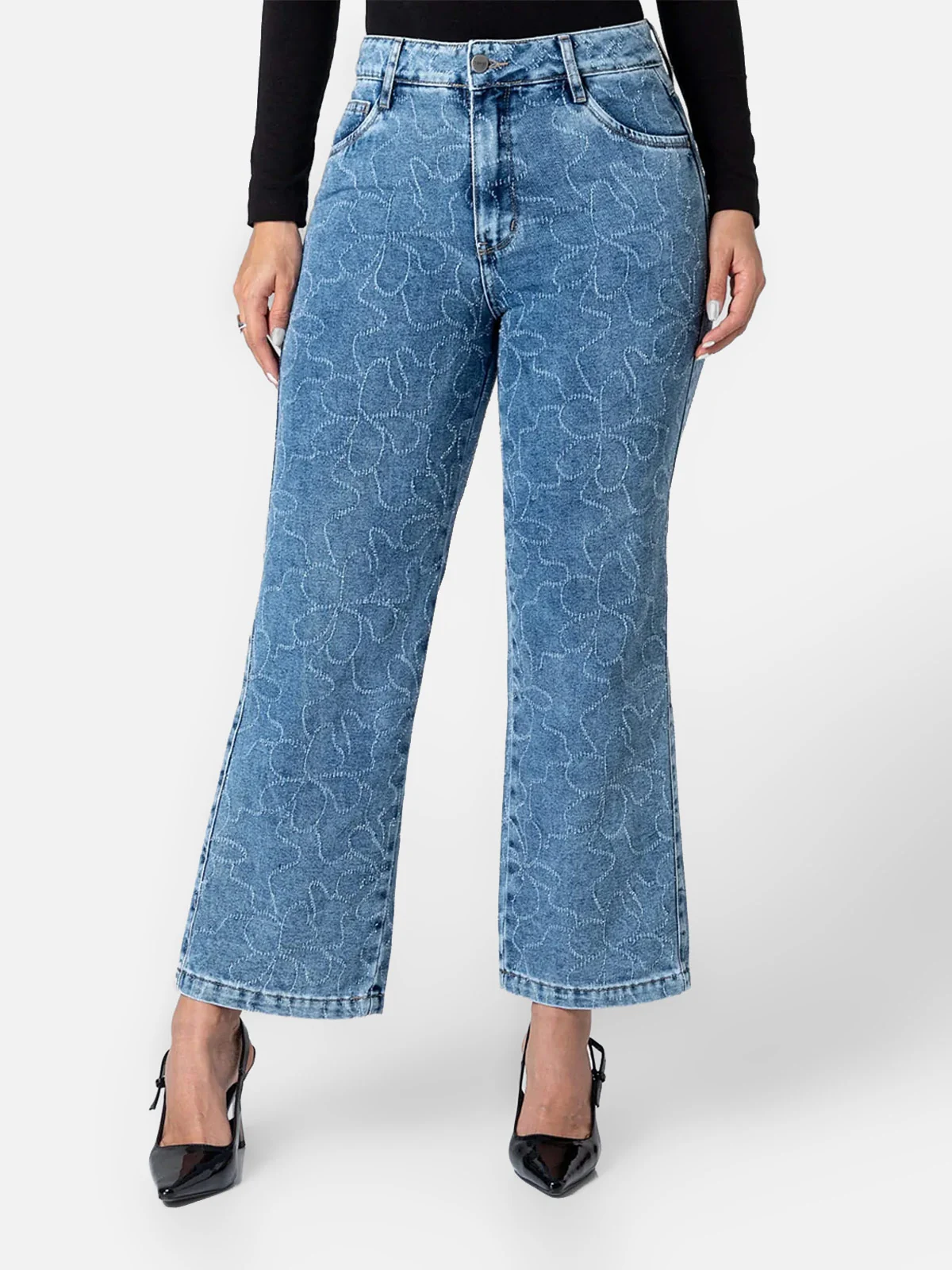 JEANS STRAIGHT MUJER PIONIER GLIESE - 2