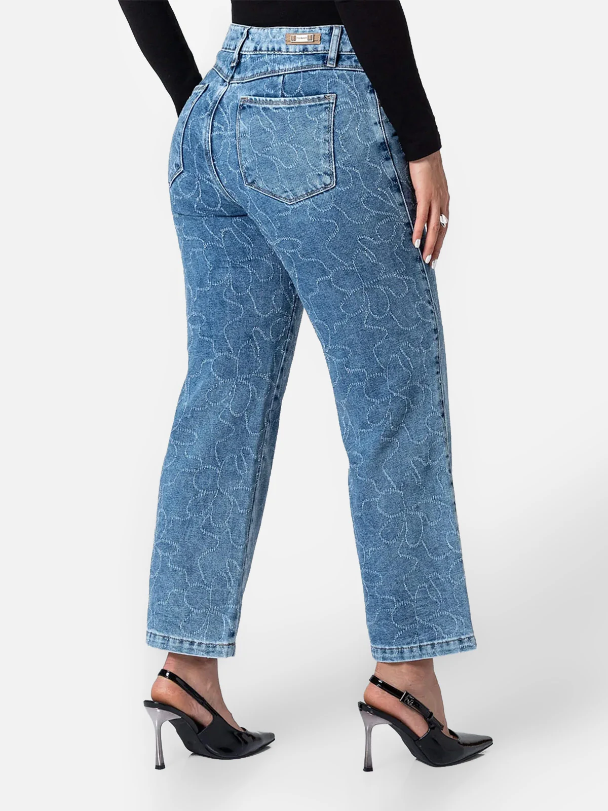 JEANS STRAIGHT MUJER PIONIER GLIESE - 3