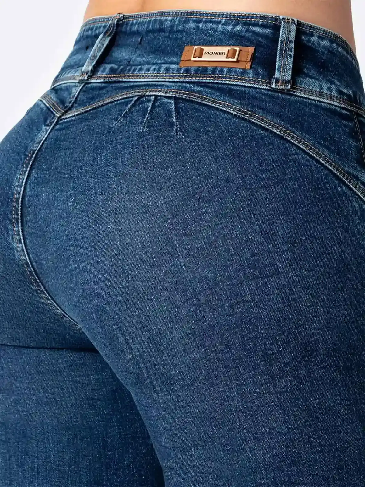 JEANS FLARE MUJER PIONIER DENIM STRETCH KHARISSA - 4