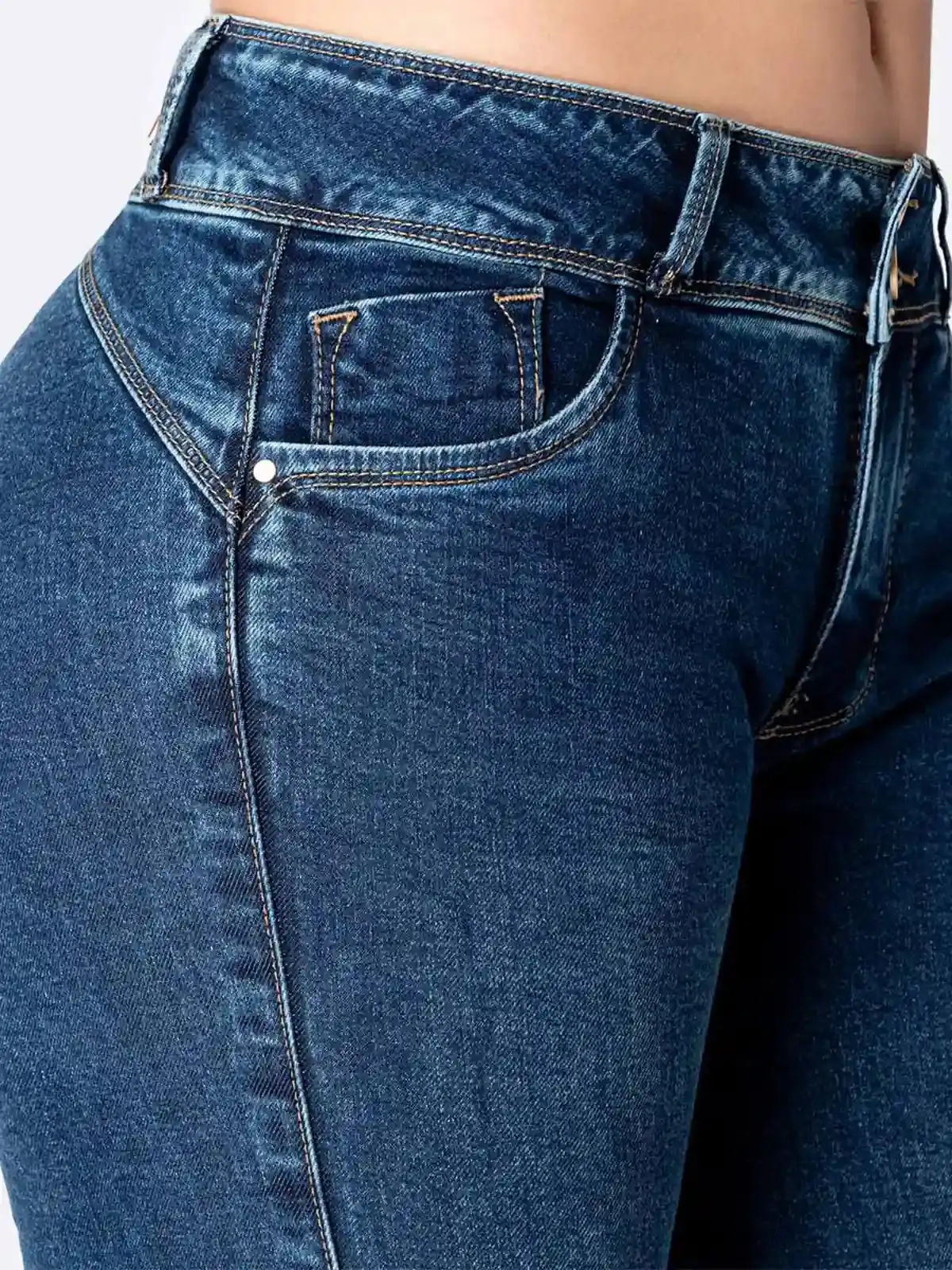 JEANS FLARE MUJER PIONIER DENIM STRETCH KHARISSA - 5