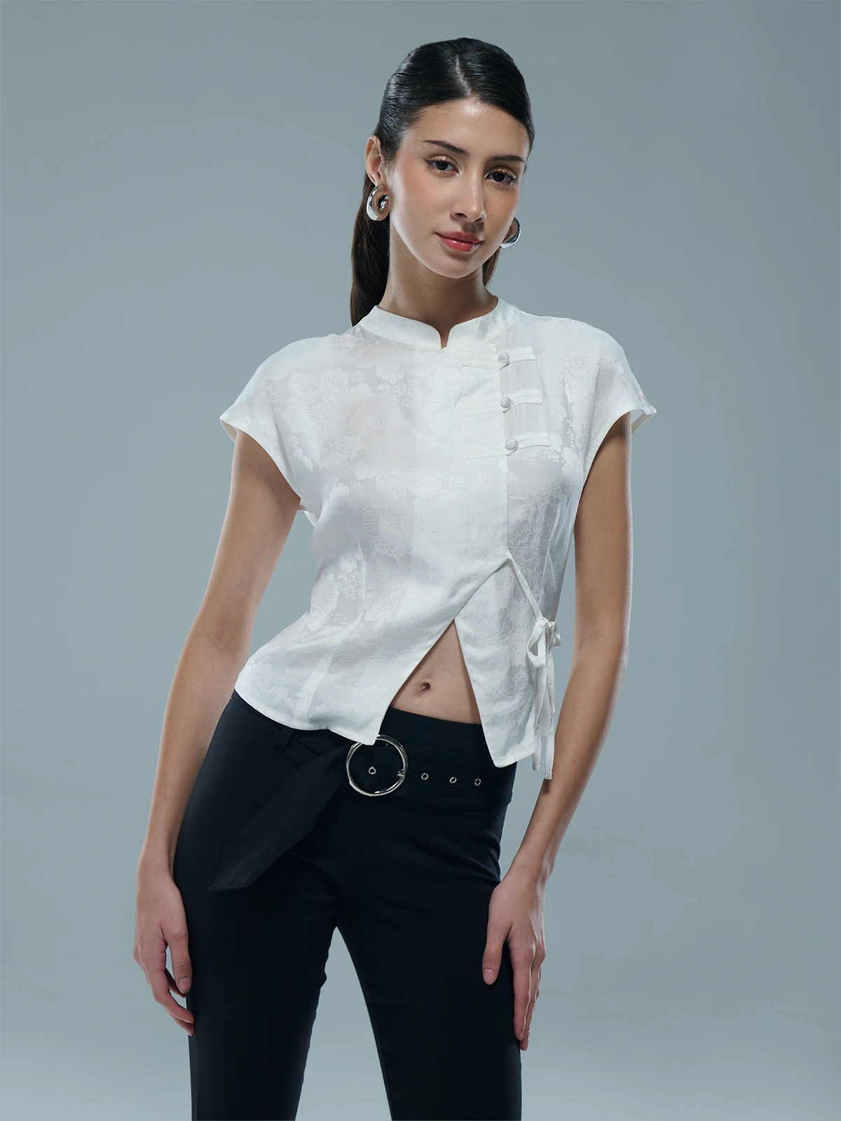 BLUSA MANGA CORTA MUJER INDEX - 1