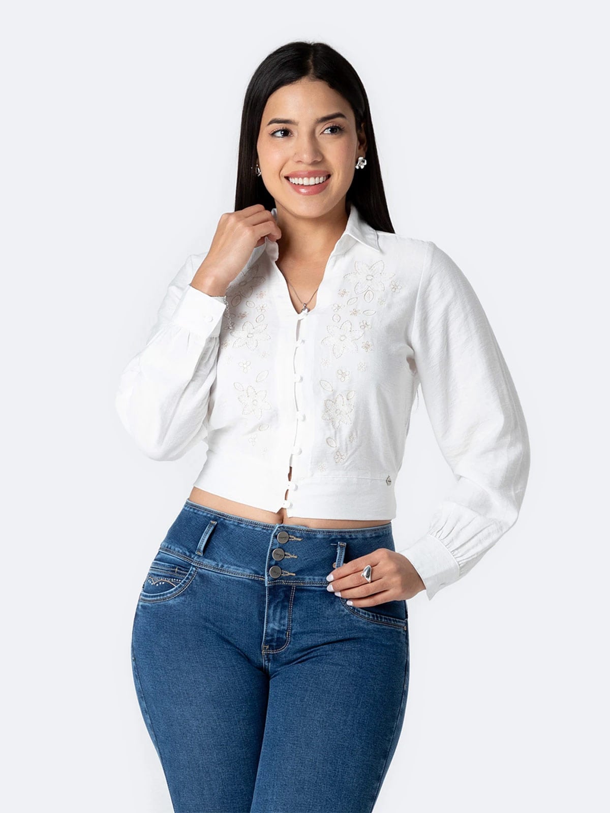 BLUSA MANGA LARGA MUJER PIONIER KELINA - 1