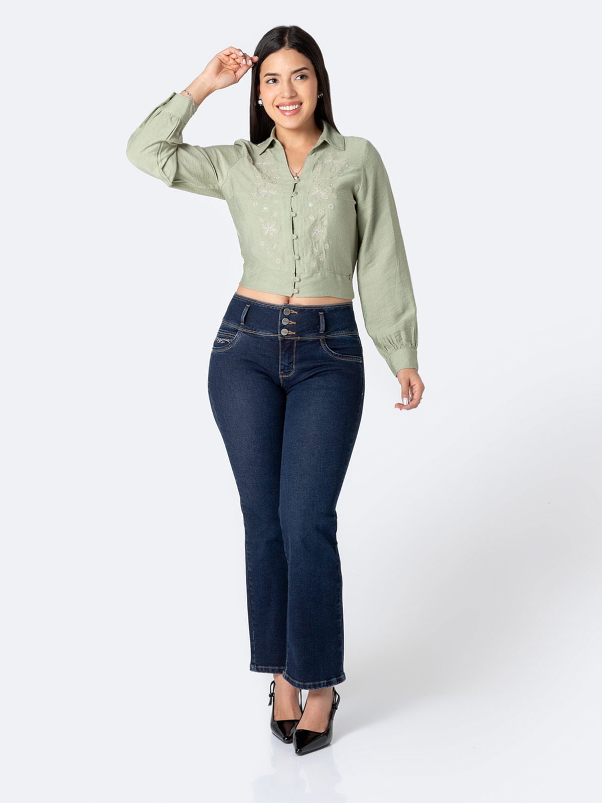 BLUSA MANGA LARGA MUJER PIONIER KELINA - 5