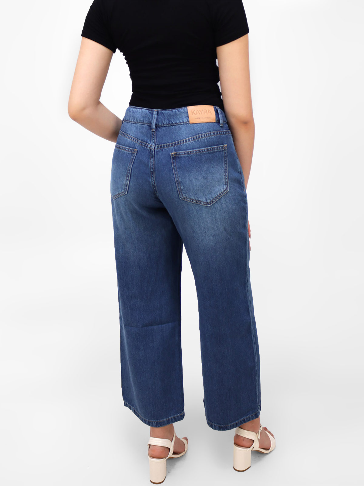 JEANS CULOTTE CROP MUJER KAYRA POBLET PERFECT FIT - 3