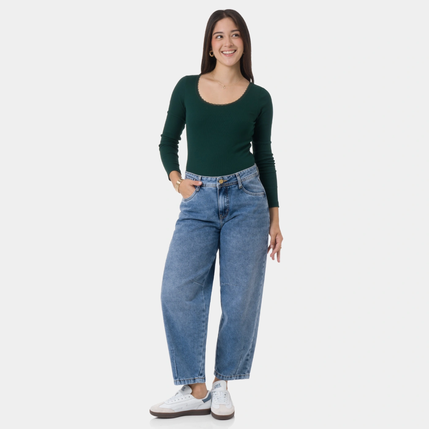 JEAN MUJER PIONIER BARREL XENAE 1 - 2