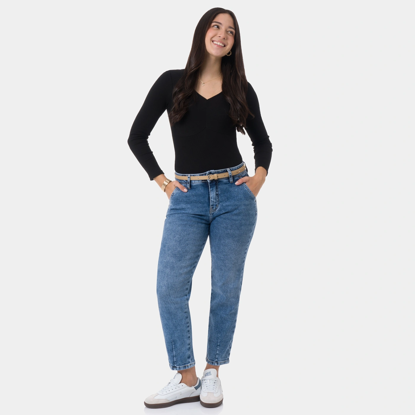 JEAN MUJER PIONIER MOM VYKRA - 2