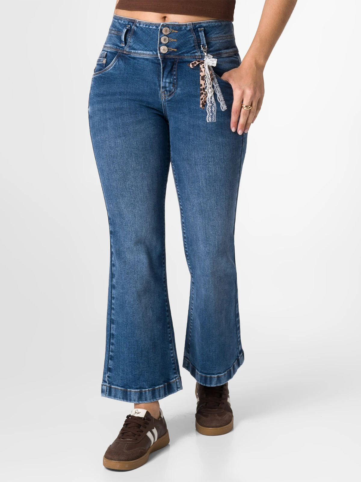 JEANS STRETCH FLARE MUJER SQUEEZE LEXIH - 2