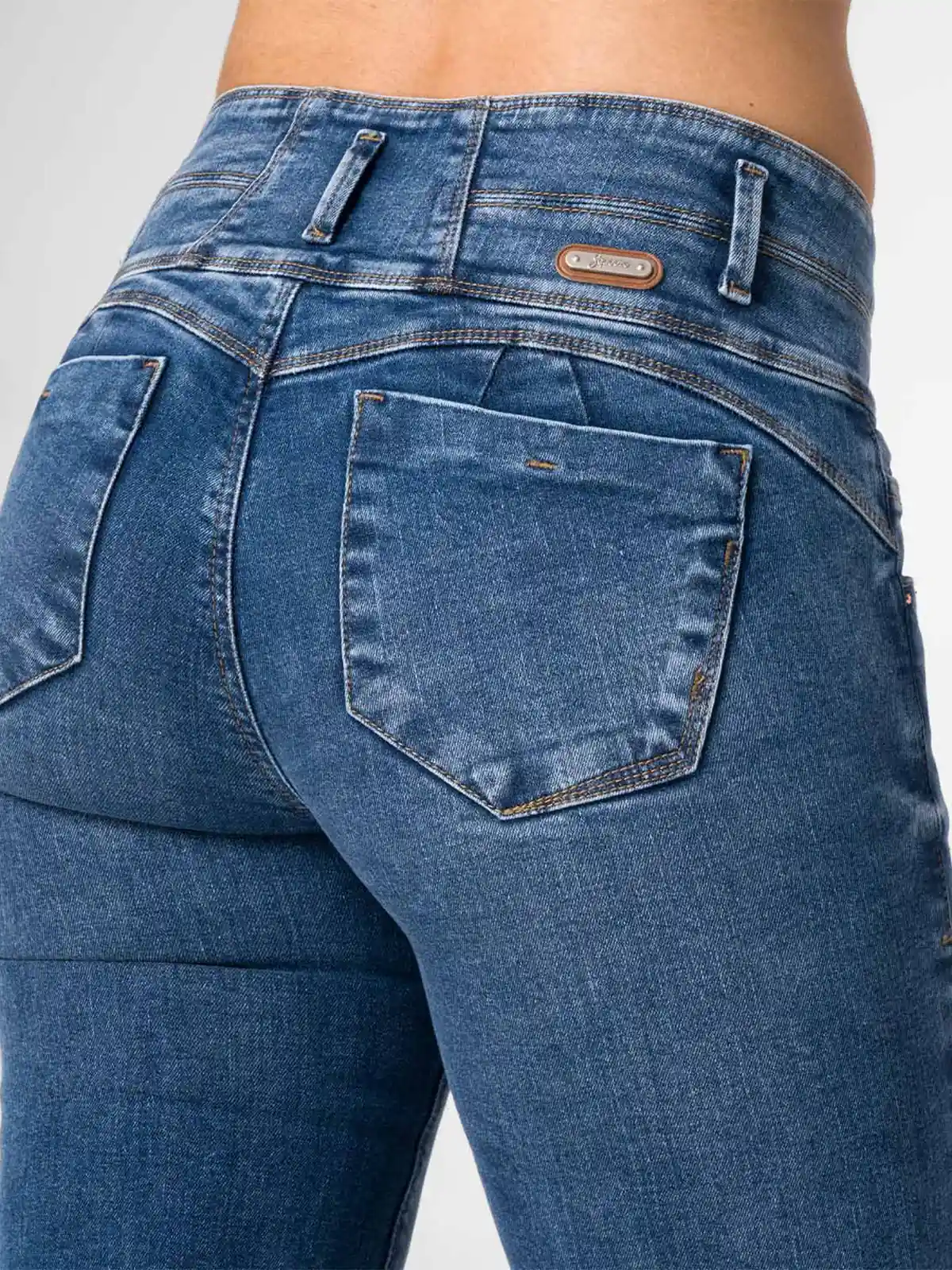 JEANS STRETCH FLARE MUJER SQUEEZE LEXIH - 5