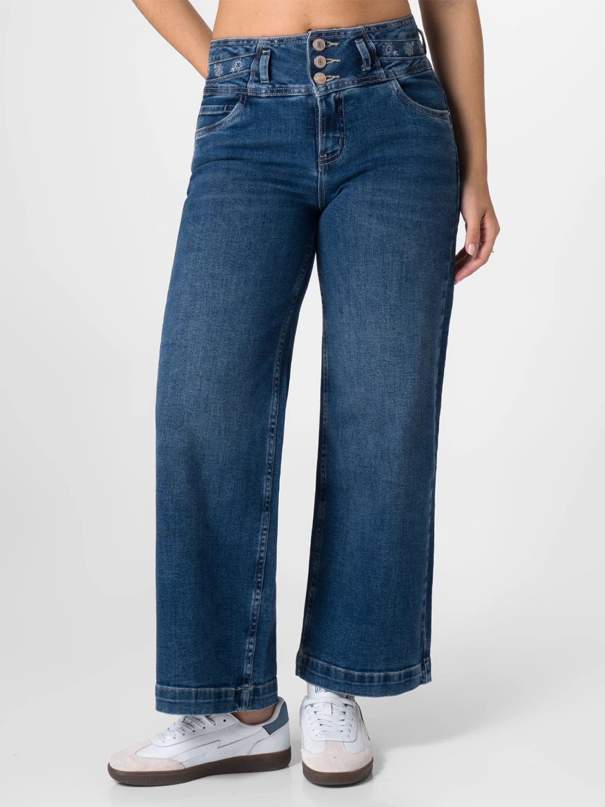 JEANS WIDE LEG MUJER SQUEEZE SARAUF - 2