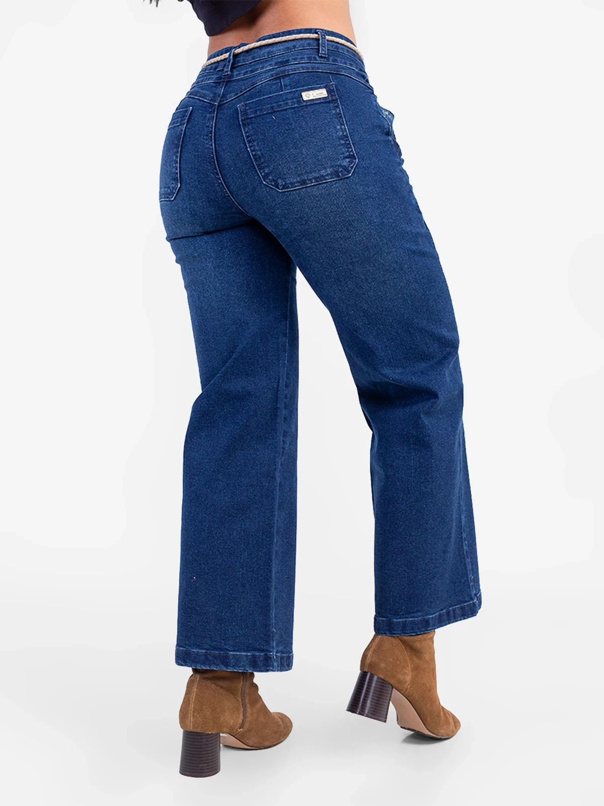 JEANS ALGODÓN REGULAR MUJER SODA BLUES DENIM - 3