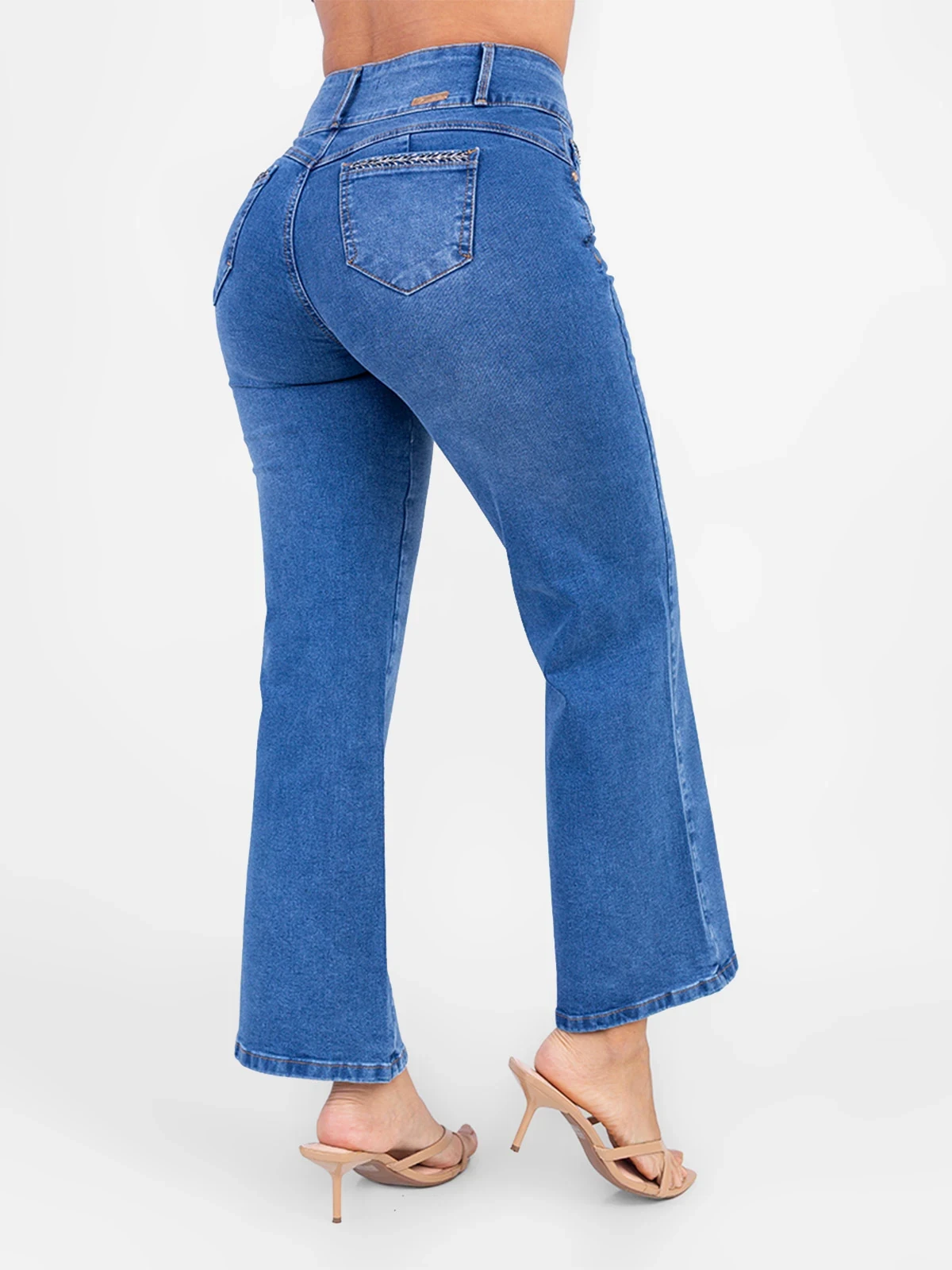 JEANS ALGODÓN REGULAR MUJER SODA BLUES DENIM LINDSAT - 3