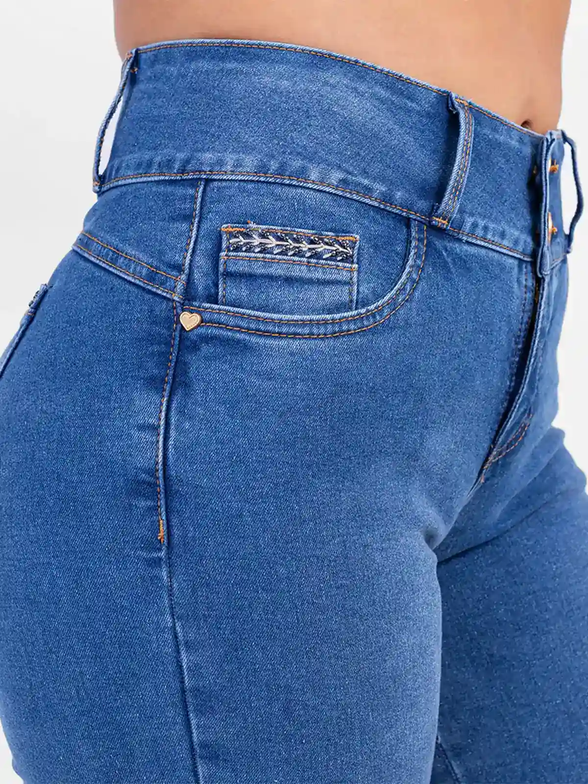 JEANS ALGODÓN REGULAR MUJER SODA BLUES DENIM LINDSAT - 5