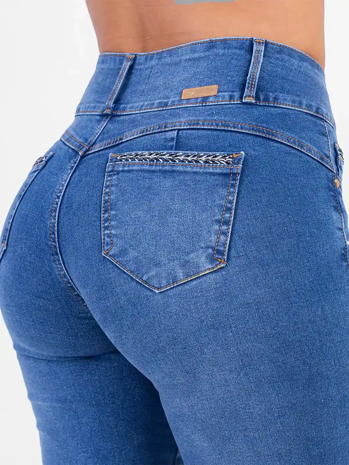 JEANS ALGODÓN REGULAR MUJER SODA BLUES DENIM LINDSAT - 6