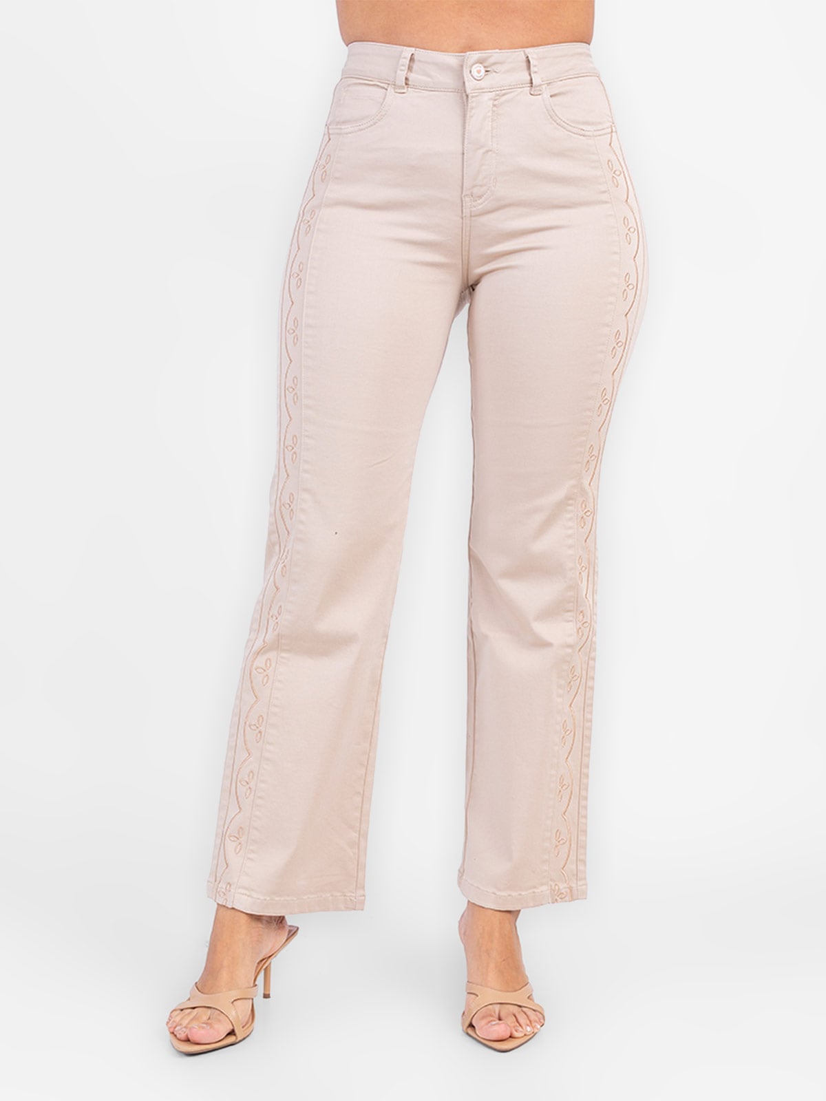 PANTALON ALGODÓN REGULAR MUJER SODA BLUES UCHIRA - 2