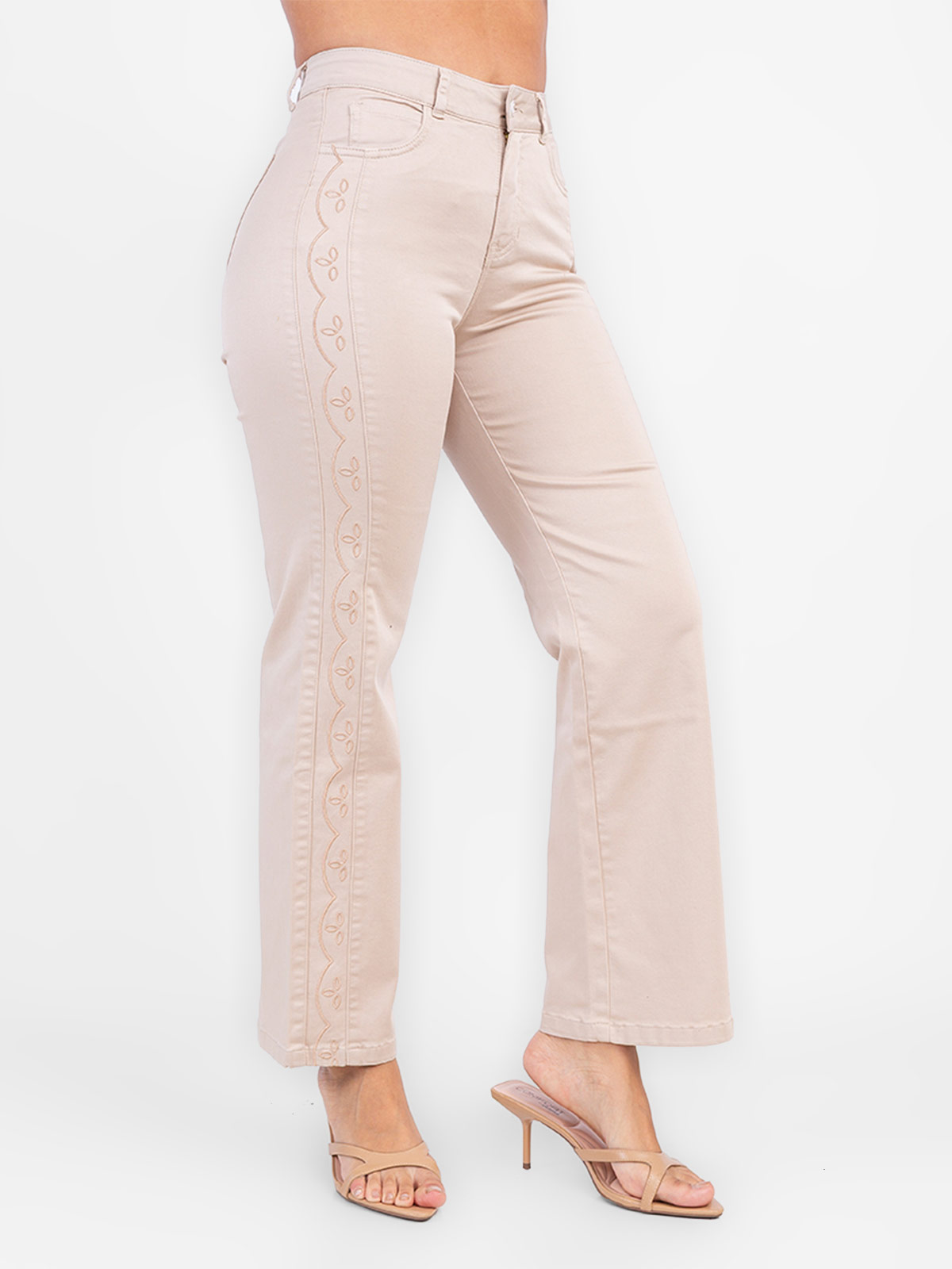 PANTALON ALGODÓN REGULAR MUJER SODA BLUES UCHIRA - 4
