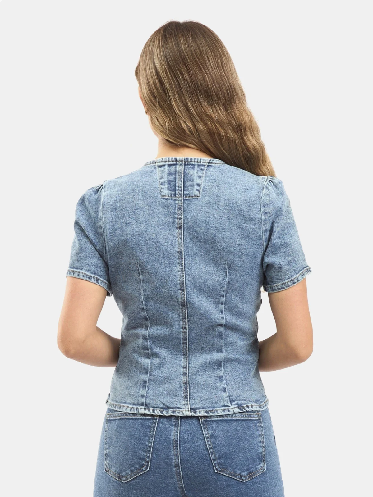 BLUSA MANGA CORTA ALGODÓN MUJER PARADA 111 TAYRA - 2