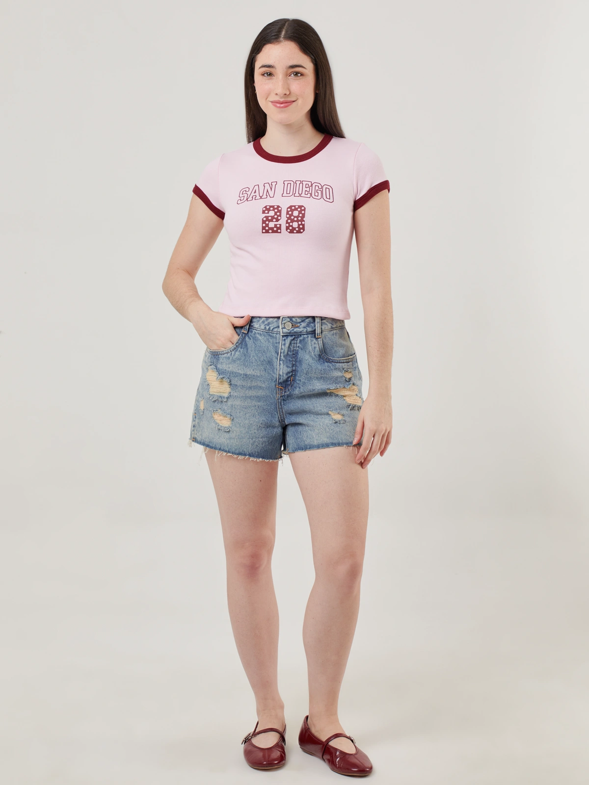 POLO MANGA CORTA MUJER INDEX RIB - 5