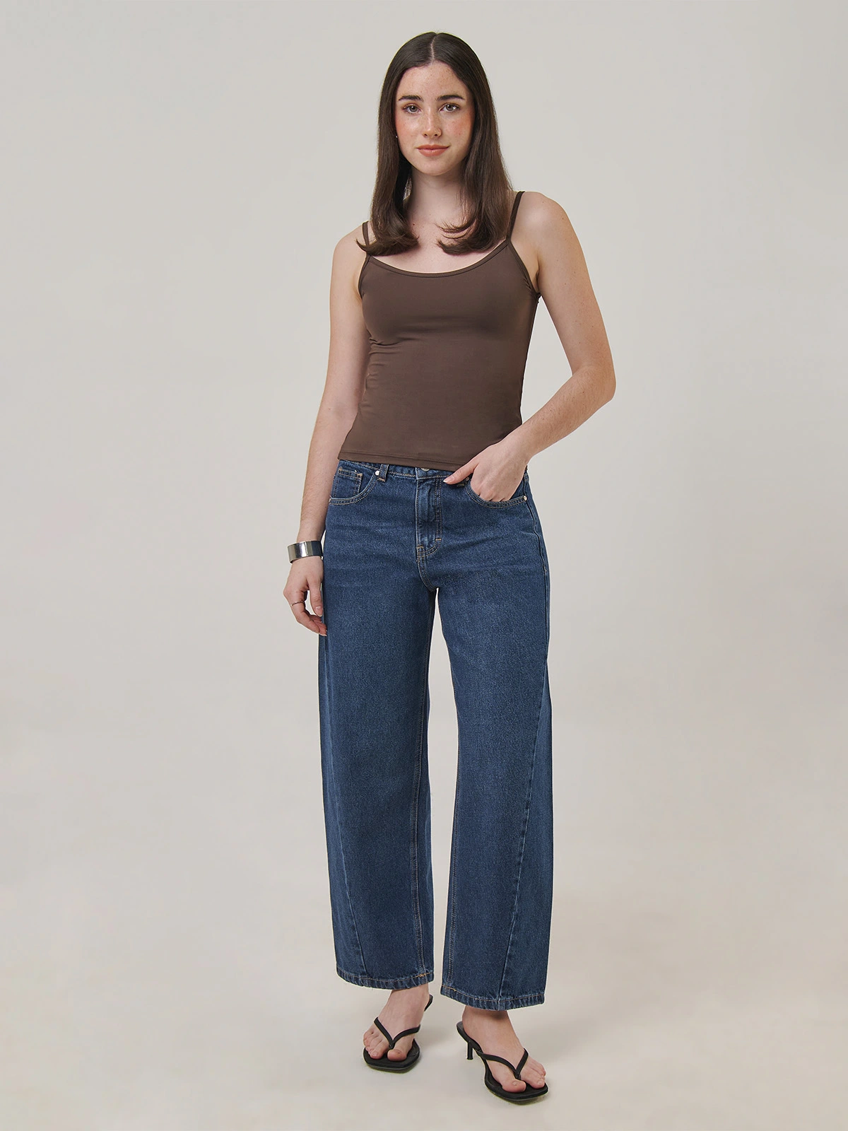 JEANS BARREL ALGODÓN MUJER BARBADOS - 1