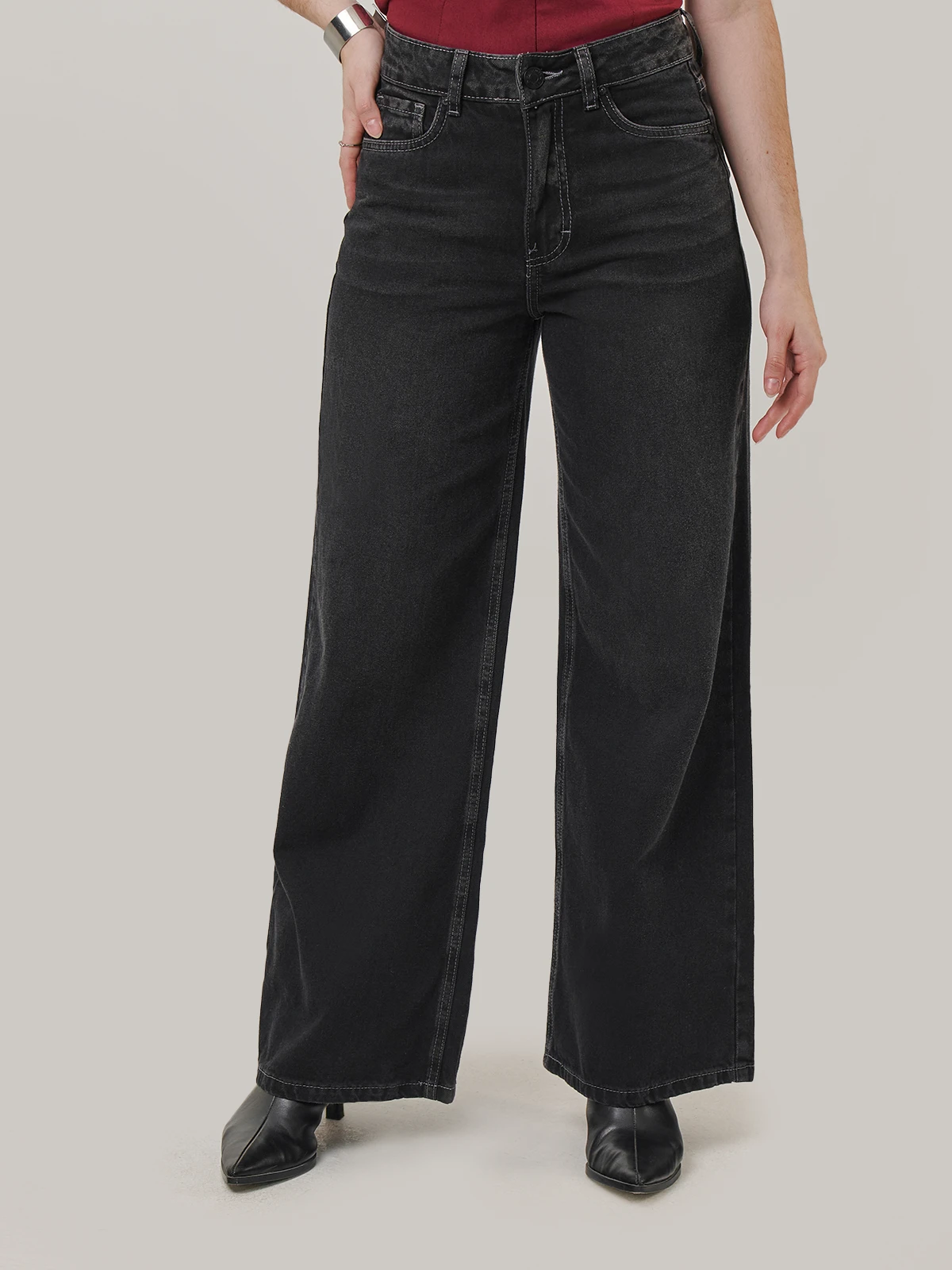PANTALÓN ALGODÓN REGULAR MUJER BARBADOS - 1