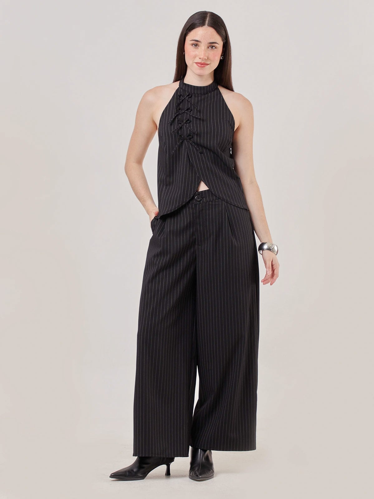PANTALÓN ALGODÓN REGULAR MUJER BARBADOS - 1