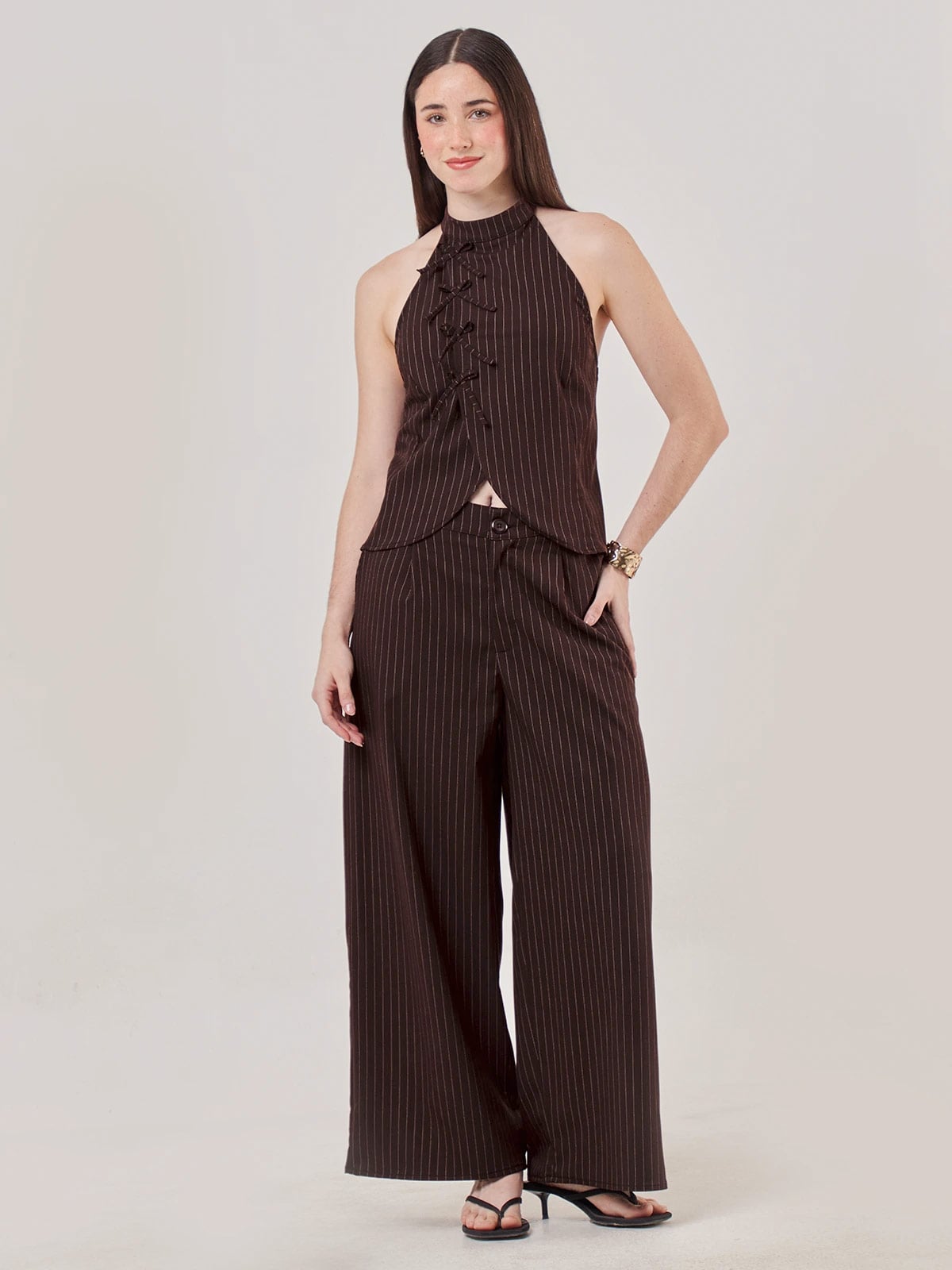 PANTALÓN ALGODÓN REGULAR MUJER BARBADOS - 1