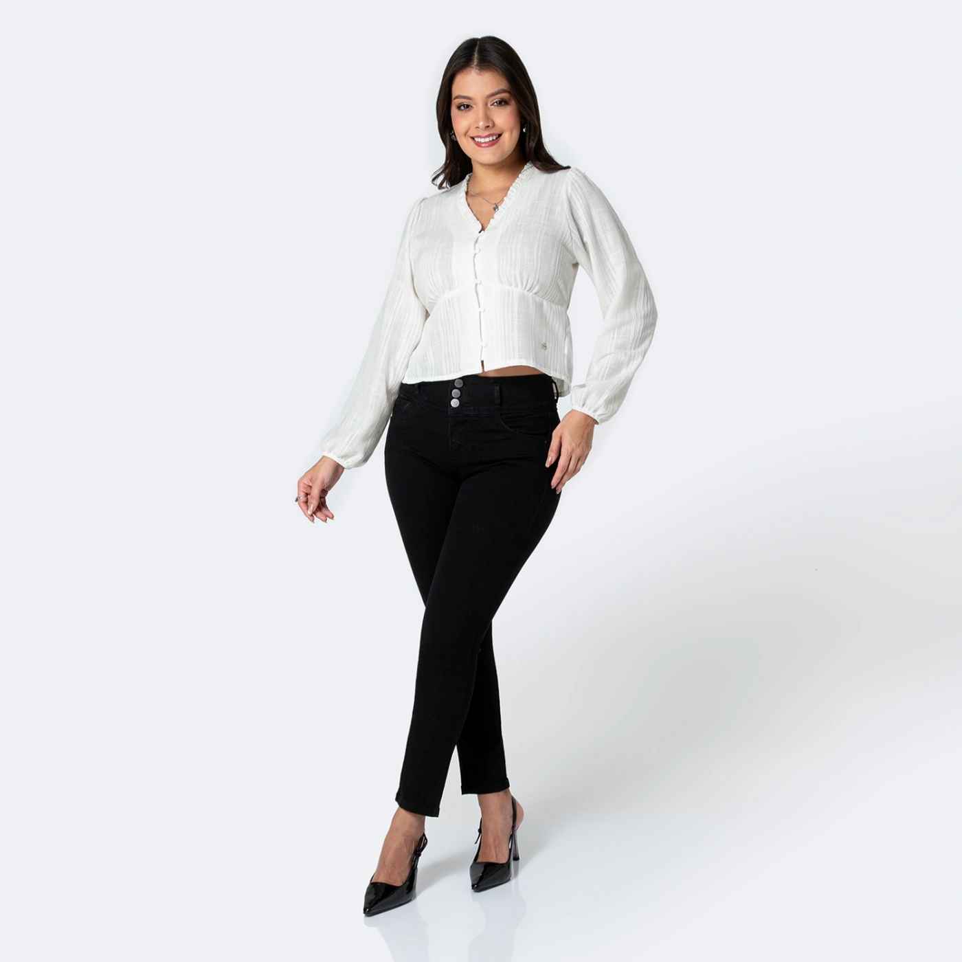 BLUSA MANGA LARGA MUJER PIONIER BAYLIN - 5