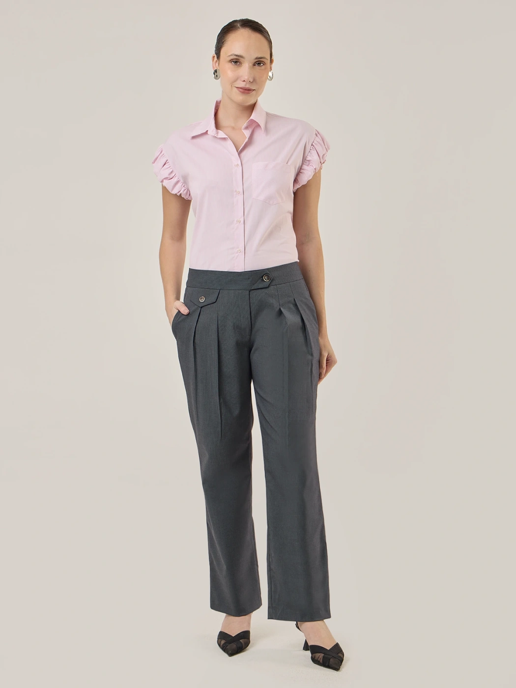 PANTALÓN RECTO MUJER JOHN HOLDEN WOMAN SHEBA - 5