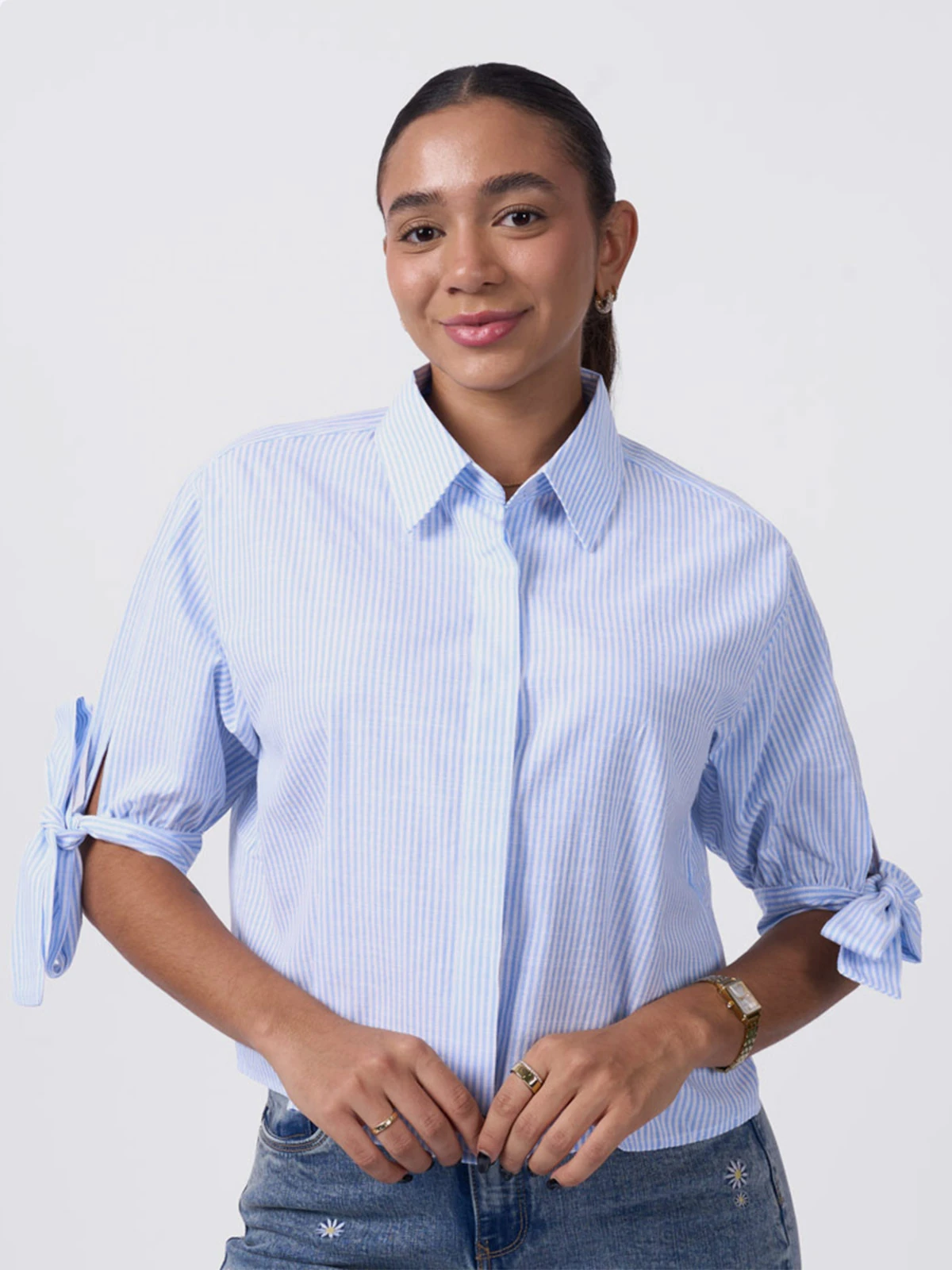 BLUSA MANGA LARGA ALGDÓN MUJER MACHINE MILCA - 1