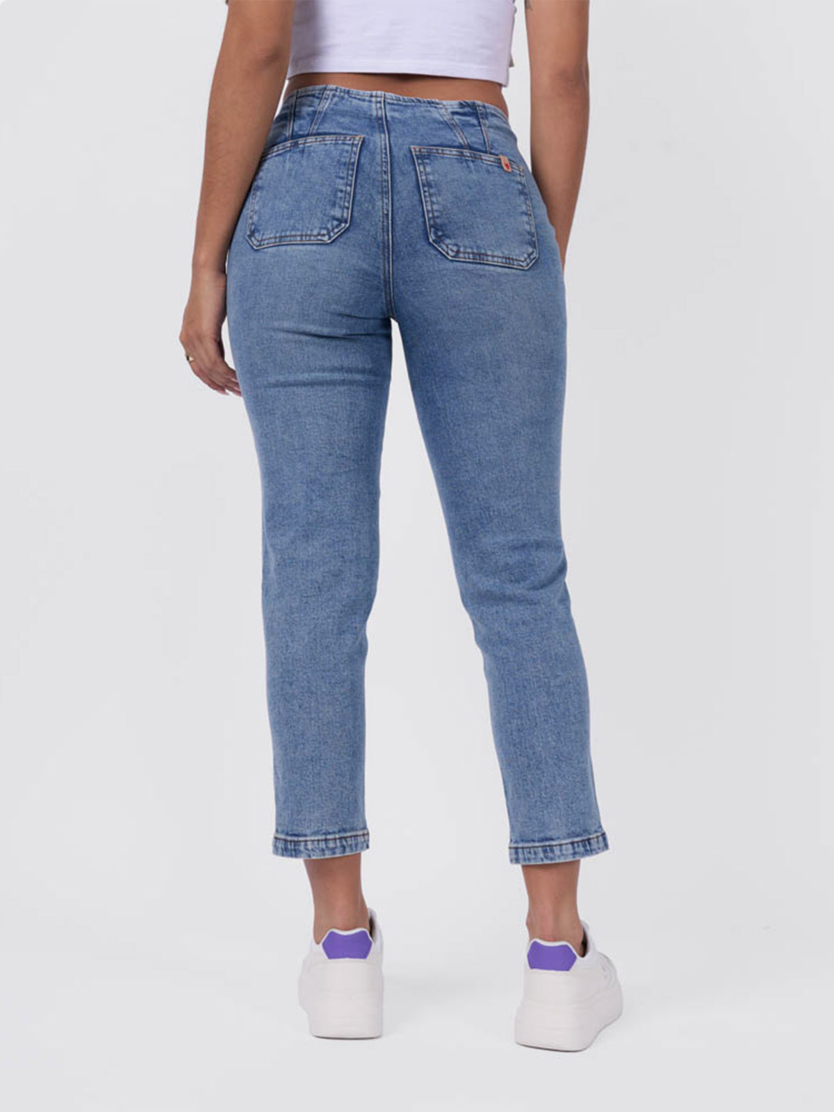JEANS ALGODÓN SLOUCHY MUJER MACHINE SHAMIA - 3