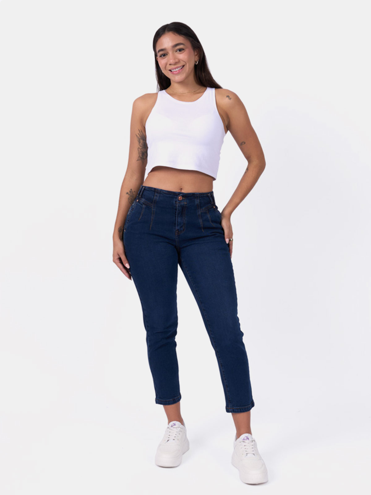 JEANS ALGODÓN SLOUCHY MUJER MACHINE SHAMIA - 1