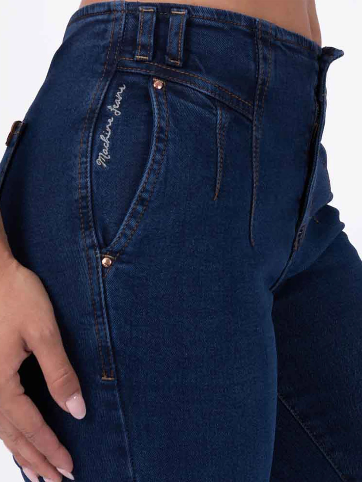 JEANS ALGODÓN SLOUCHY MUJER MACHINE SHAMIA - 4